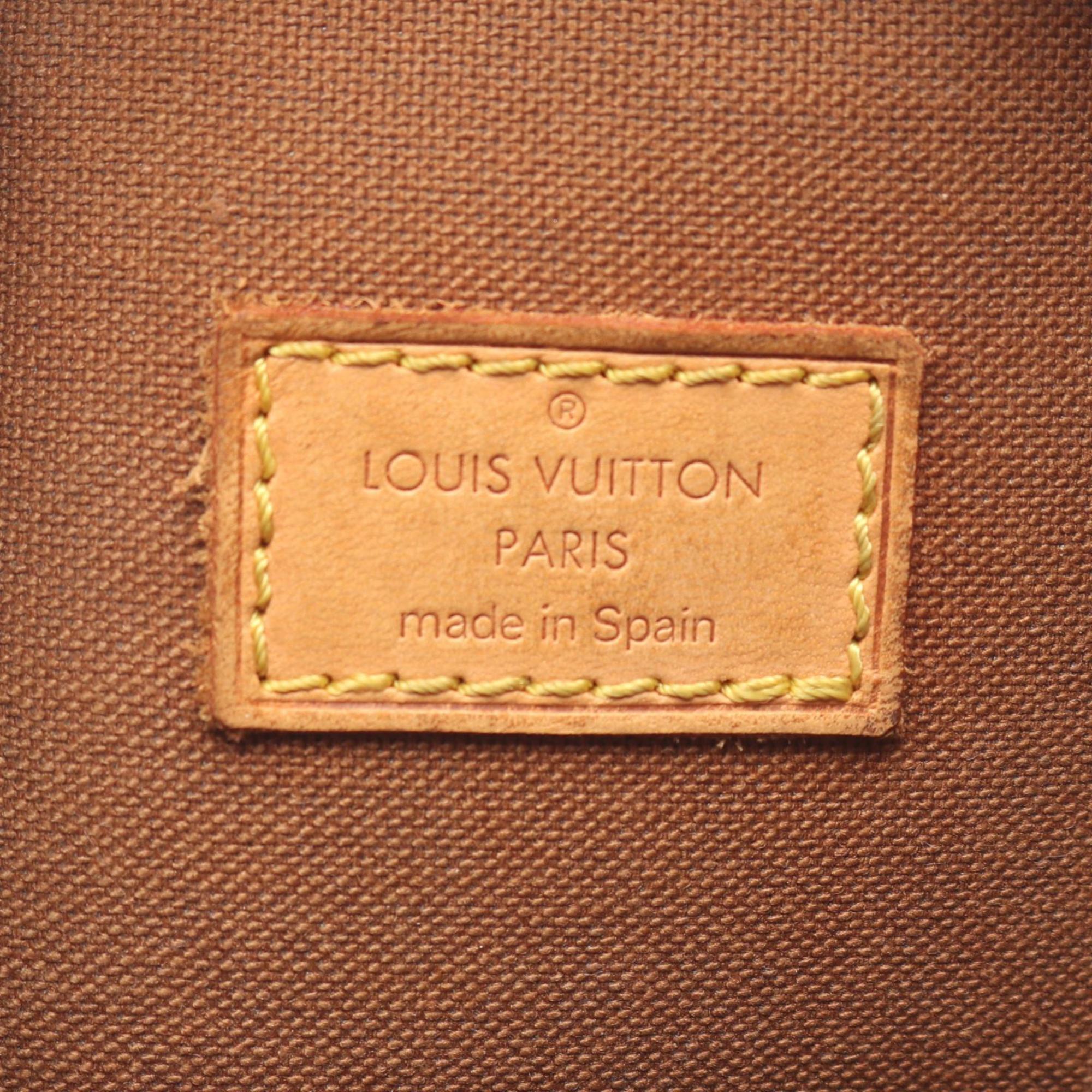 Louis Vuitton Brown Coated Canvas Leather Fanny Pack Handbag