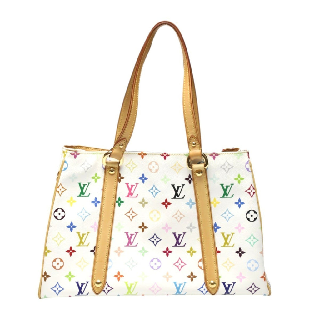 Louis Vuitton Blanc Multi-Color Monogram Multicolore Handbag