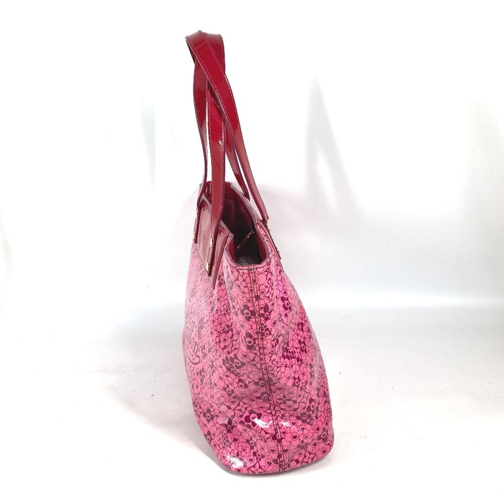 Louis Vuitton Pink Pvc Leather Shoulder Bag Tote Bag