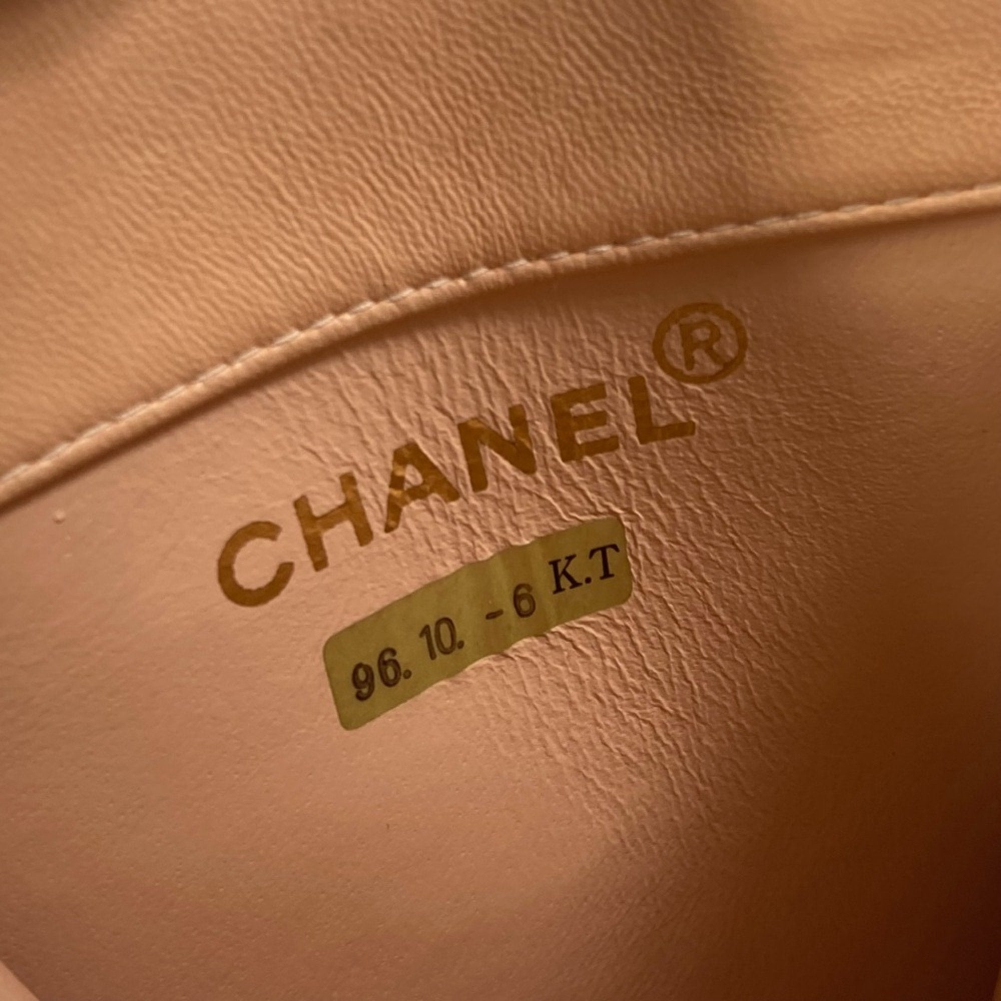 Chanel Pink Leather Shoulder Bag