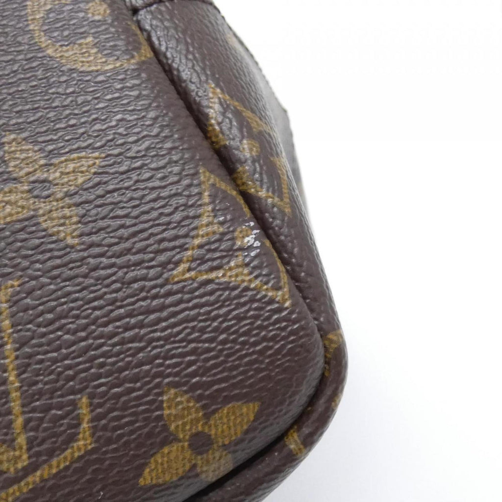 Louis Vuitton Marron Coated Canvas Handbag