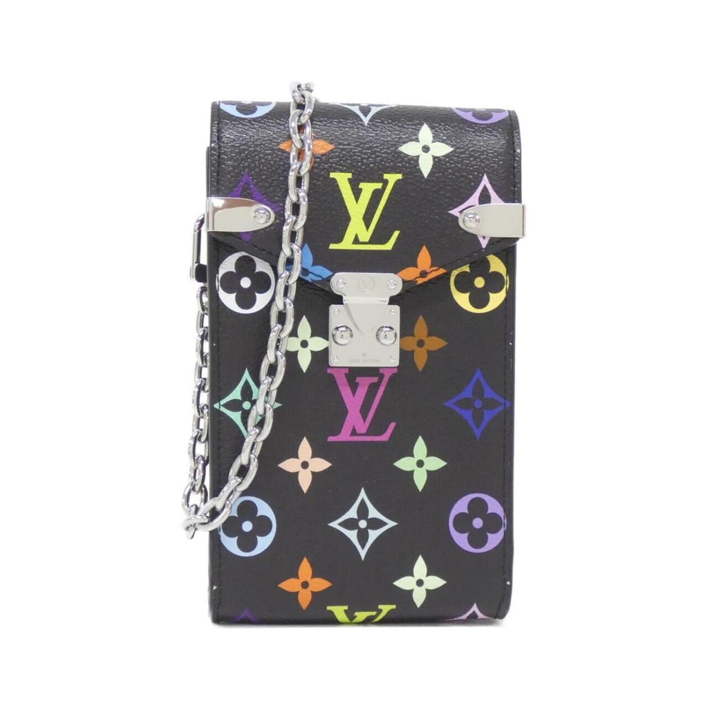 Louis Vuitton Black Coated Canvas Shoulder Bag