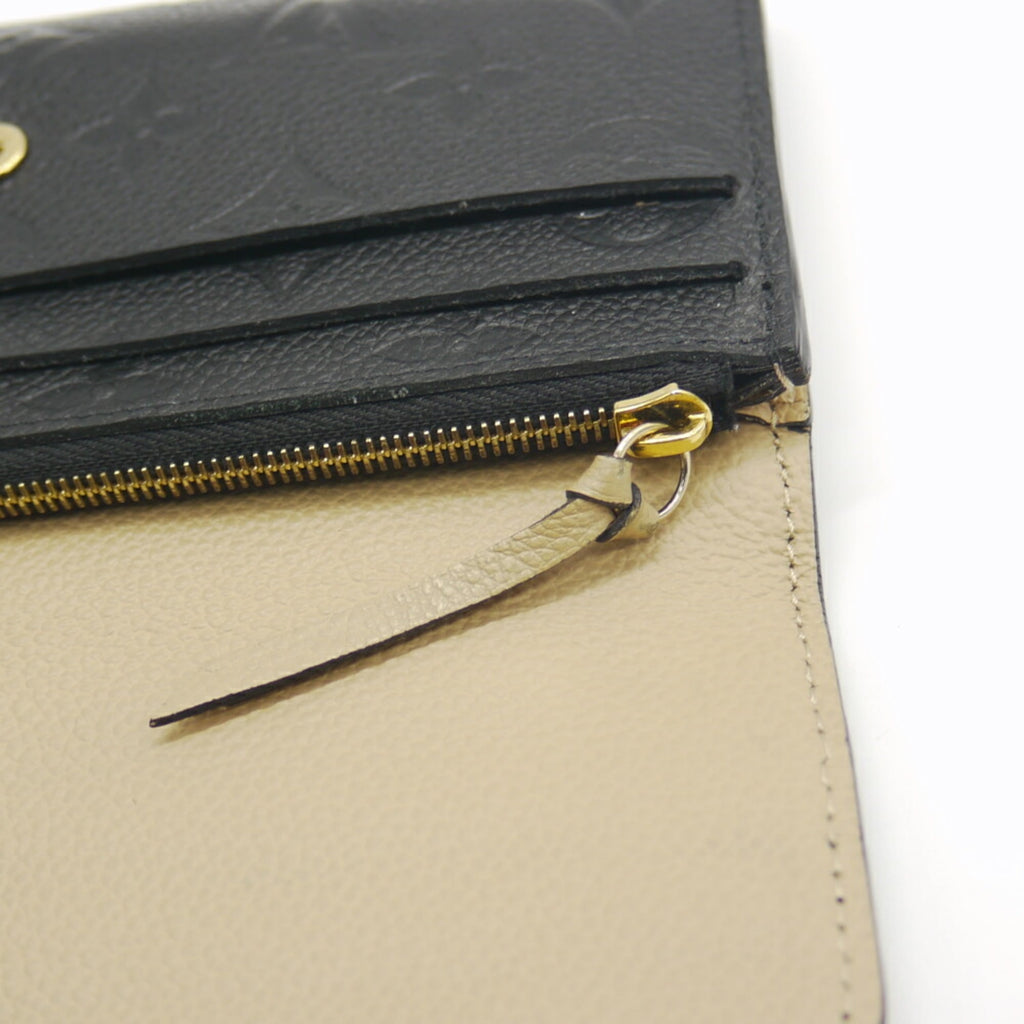 Louis Vuitton Monogram Noir Monogram Empreinte Long Wallet