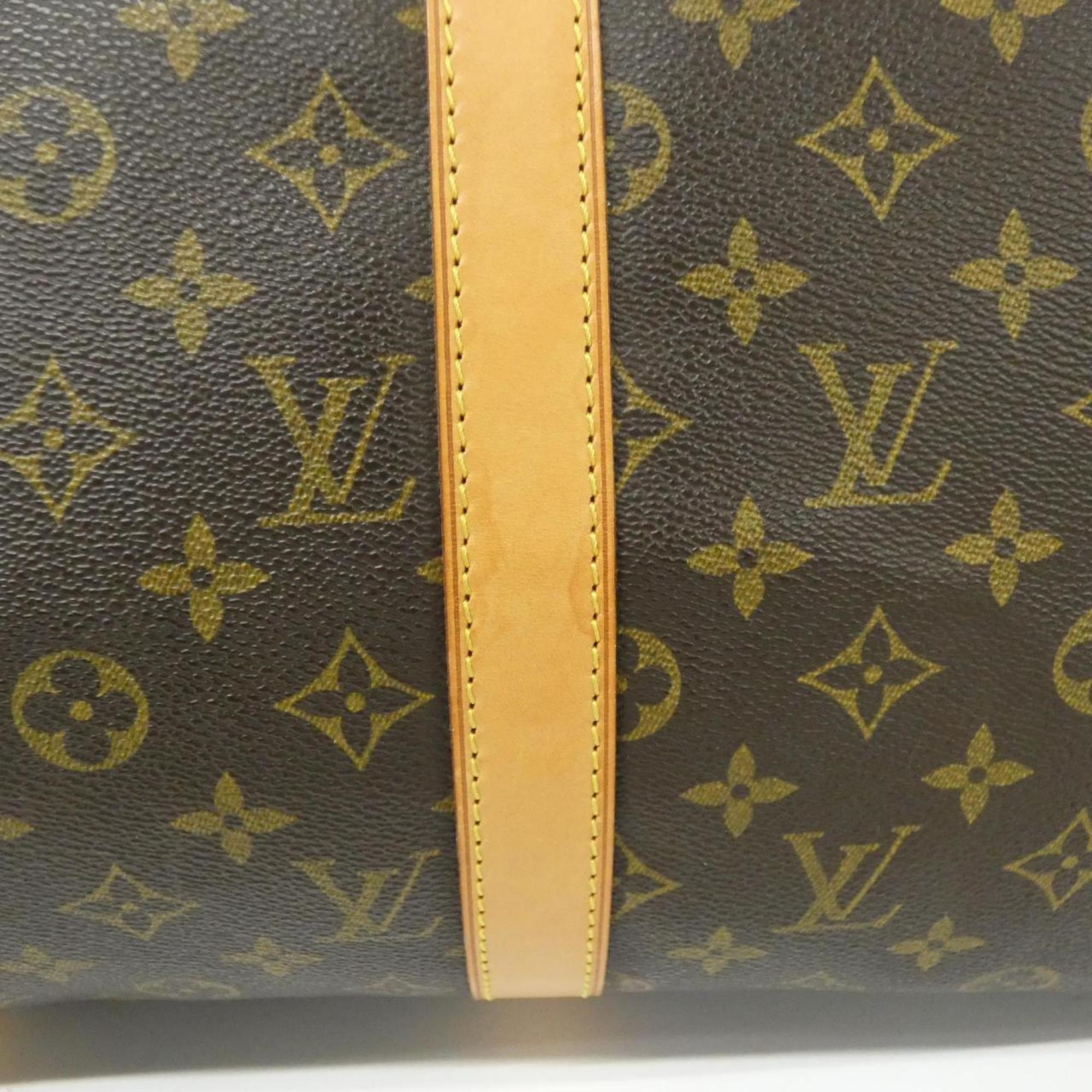 Louis Vuitton Brown Coated Canvas Boston Bag
