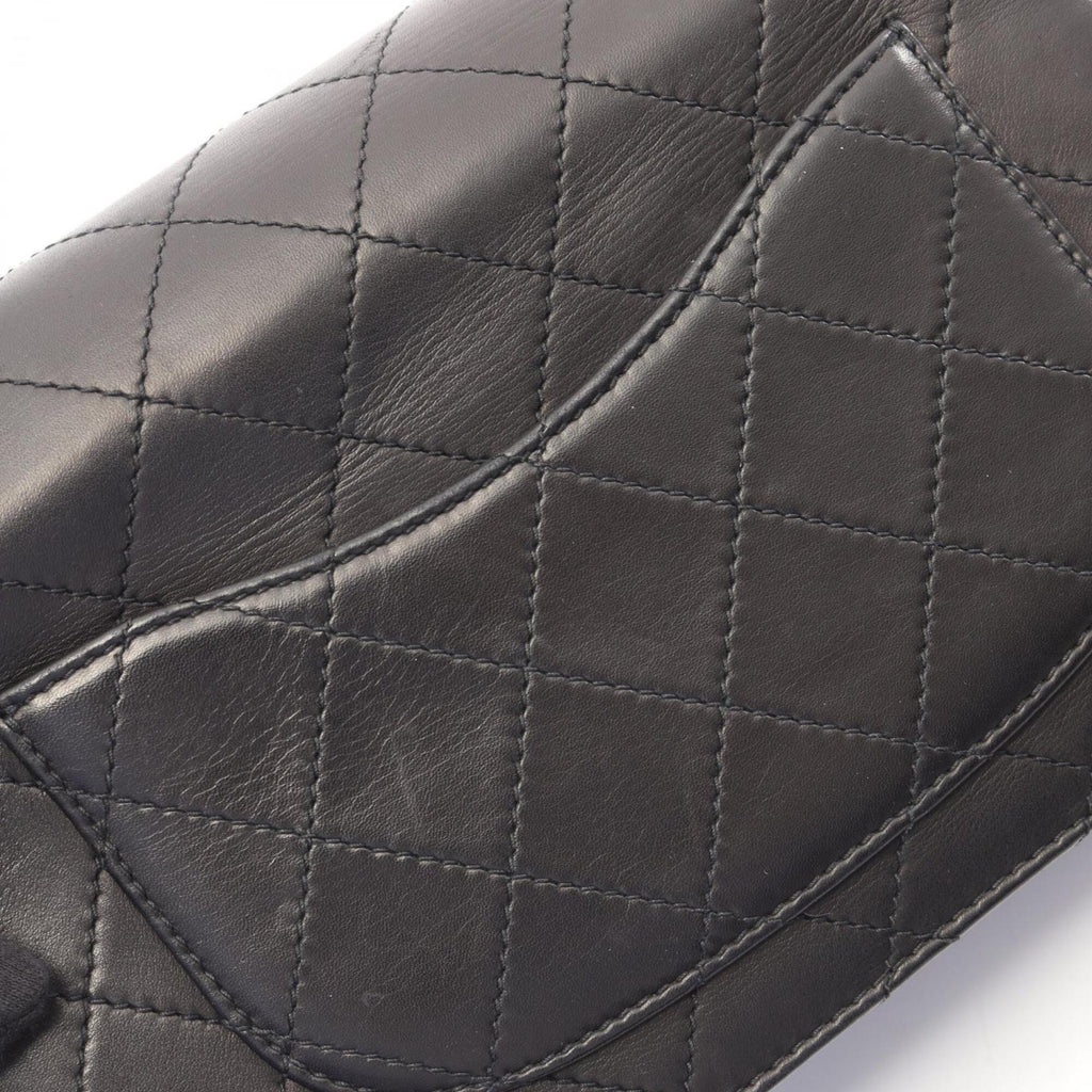 Chanel Black Leather Handbag Shoulder Bag