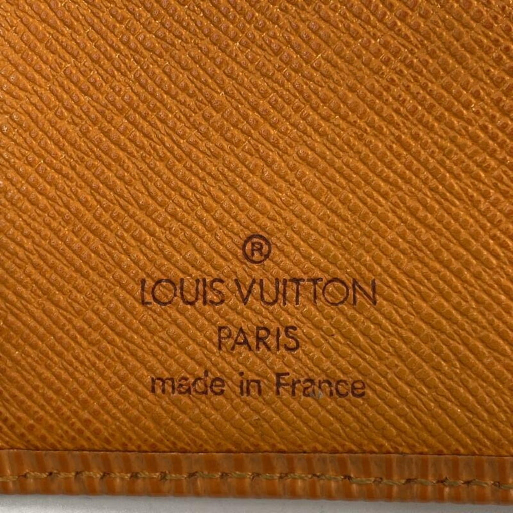 Louis Vuitton Epi Orange Epi Leather Wallet