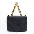 Bottega Veneta Black Leather Shoulder Bag