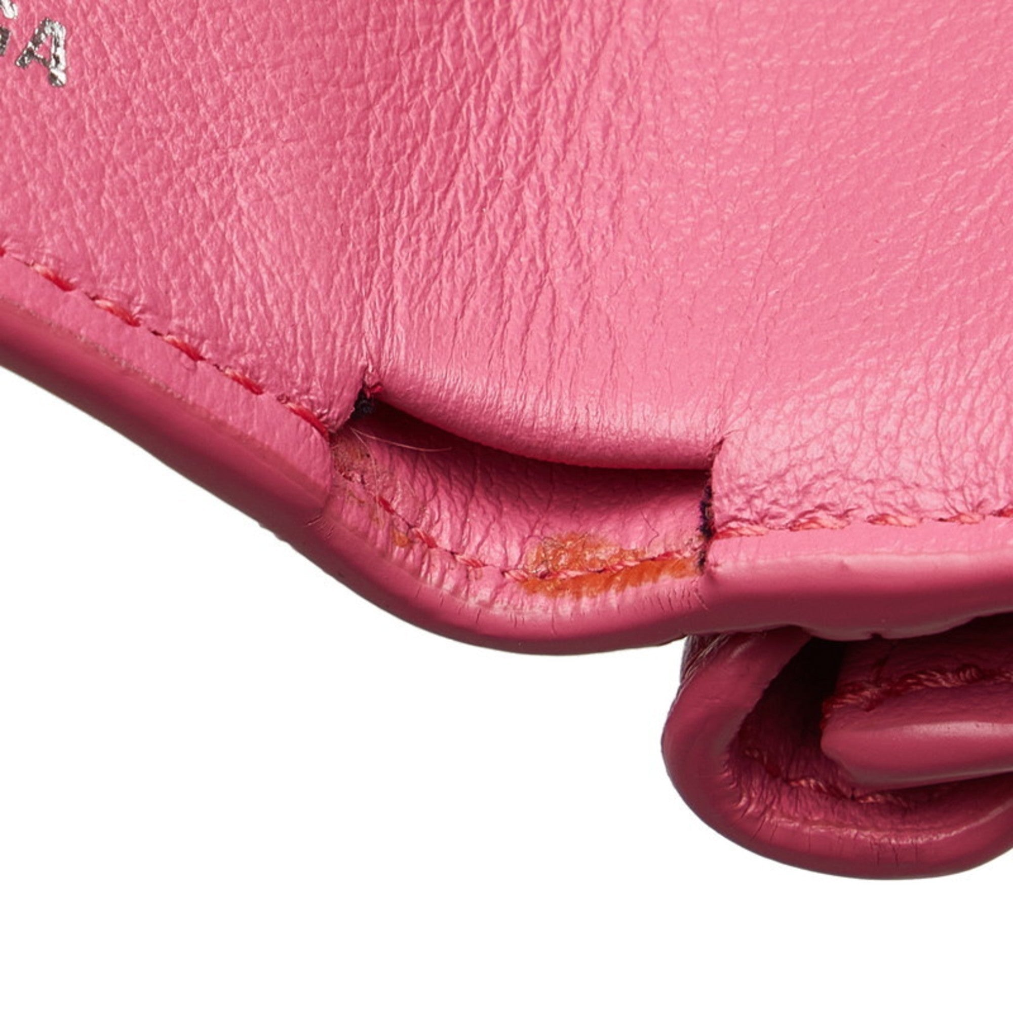 Balenciaga Pink Leather Wallet (Bi-Fold)