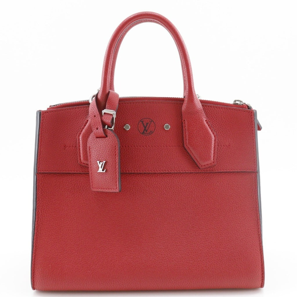 Louis Vuitton Red Color Rouge Leather Handbag Shoulder Bag