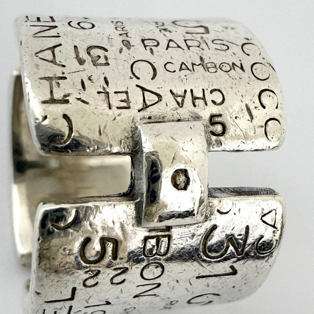 Chanel Silver 925 Band Ring
