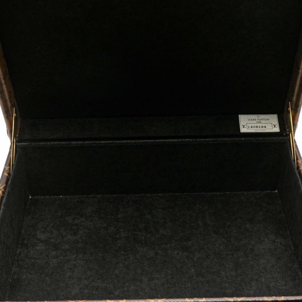 Louis Vuitton Monogram Reverse Black Brown Monogram Reverse Pvc Leather Attaché Case Briefcase