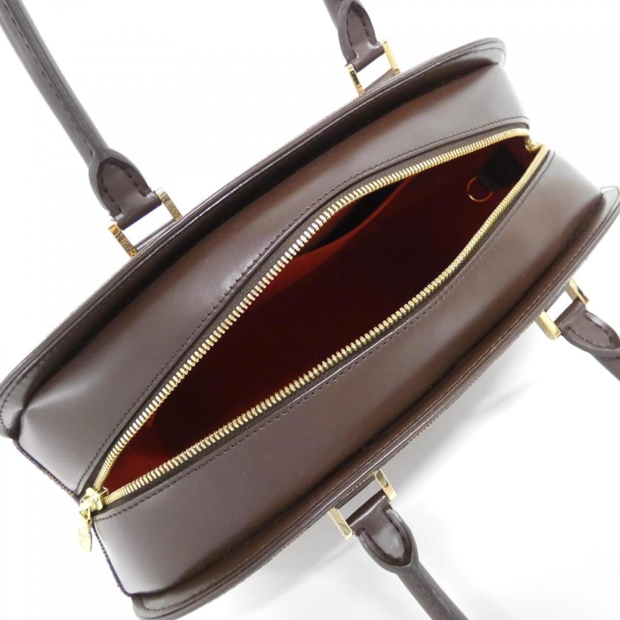 Louis Vuitton Ebene Coated Canvas Handbag