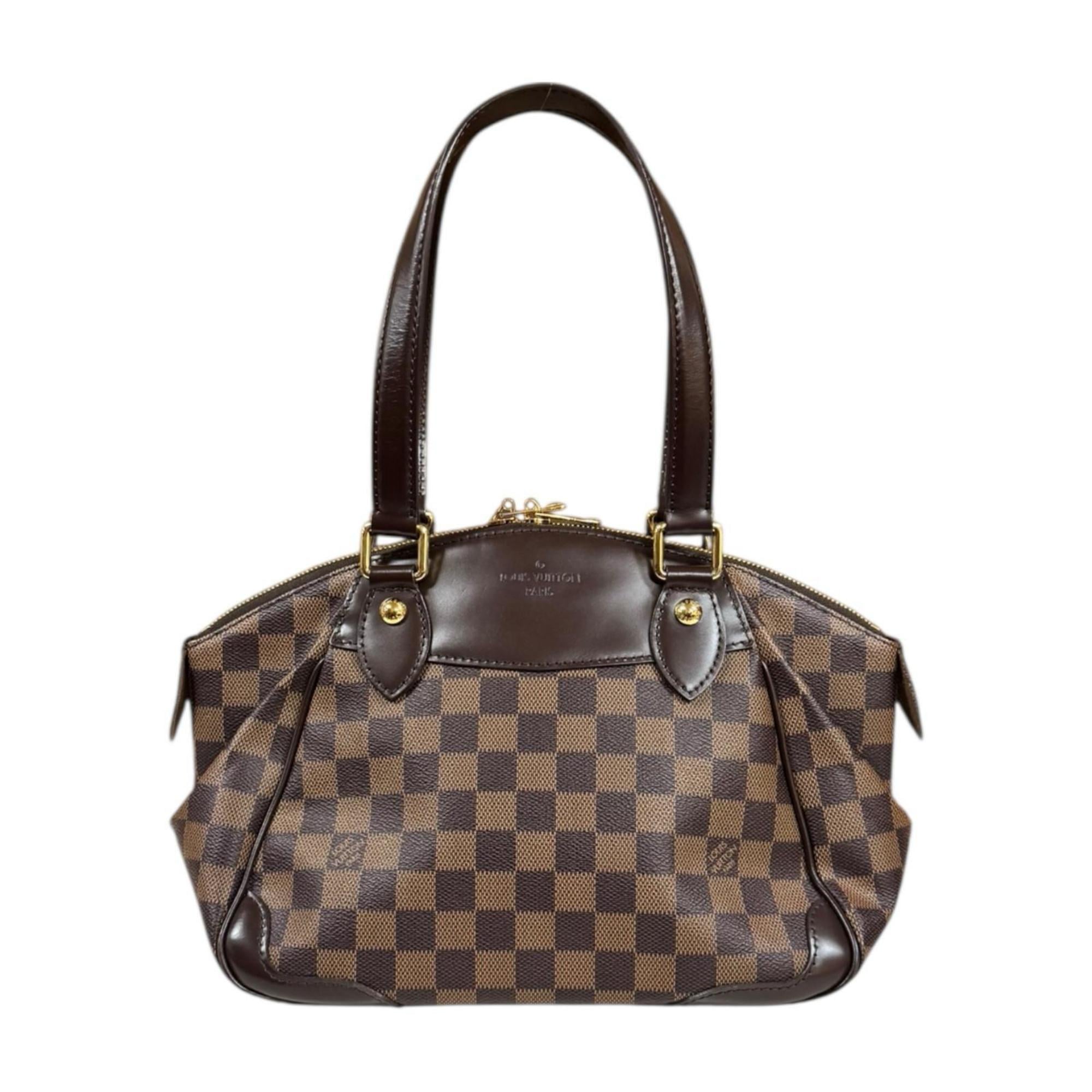 Louis Vuitton Brown Damier Canvas Handbag