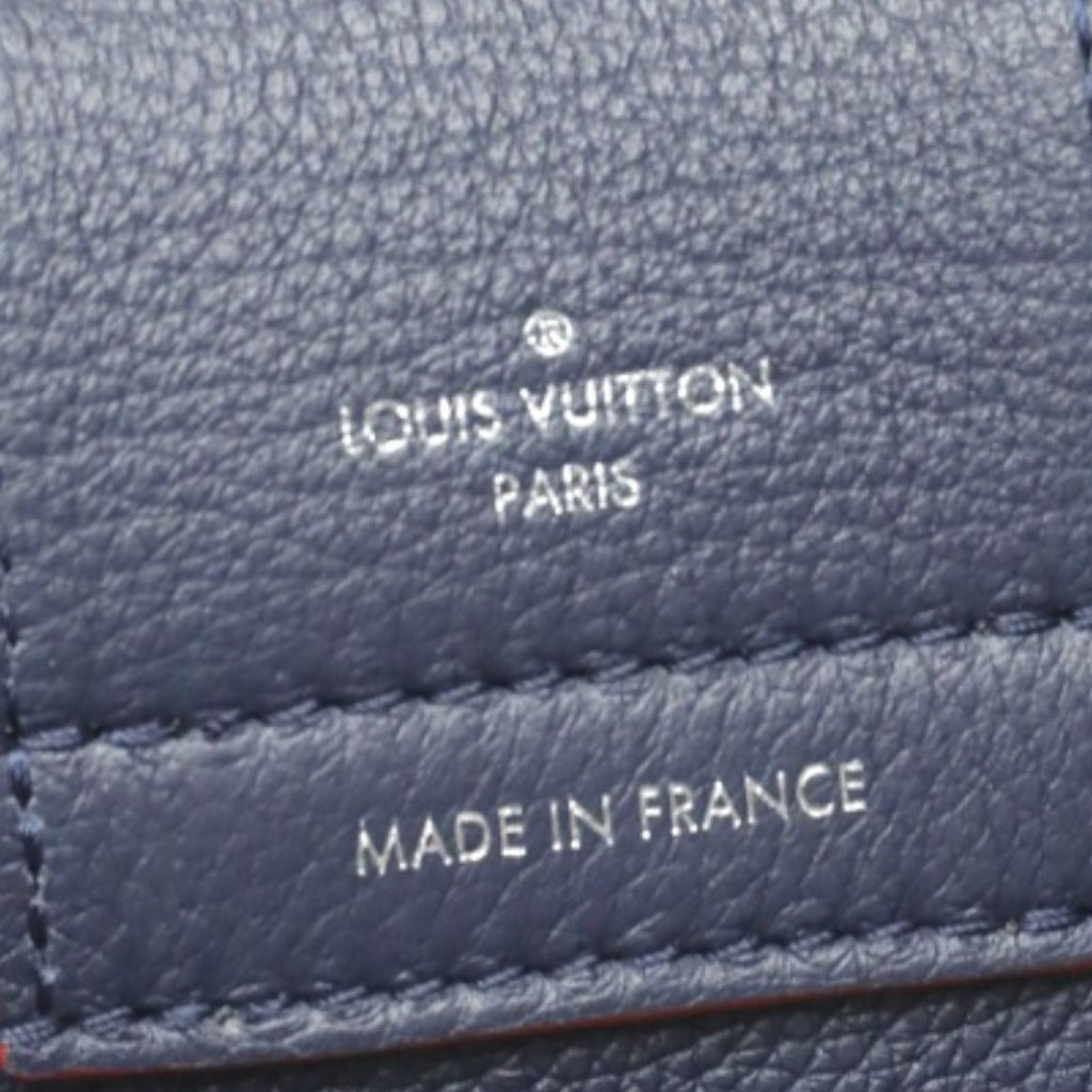 Louis Vuitton Navy Red Color Handbag
