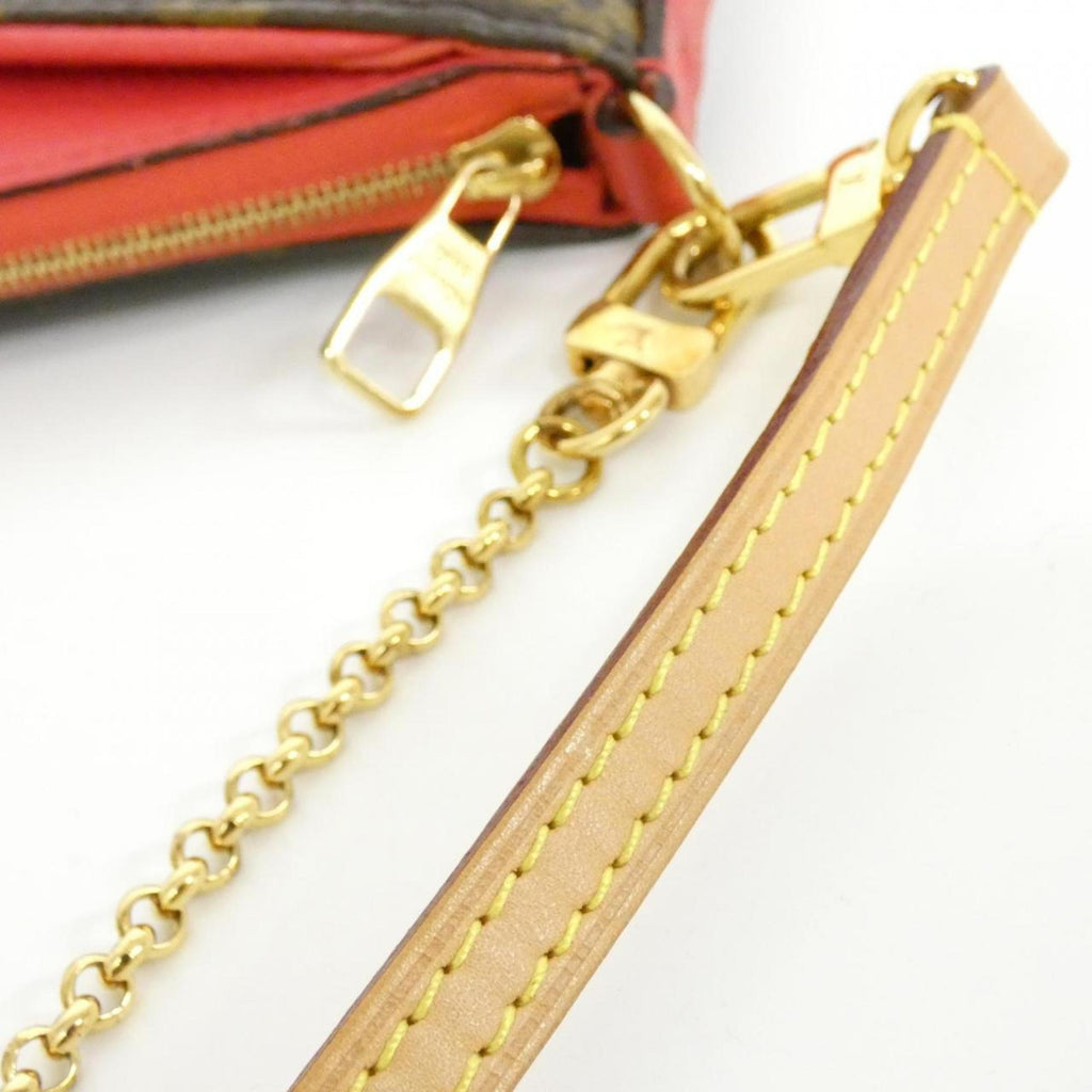 Louis Vuitton Cerise Marron Coated Canvas Shoulder Bag
