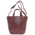 Balenciaga Bordeaux Leather Hand