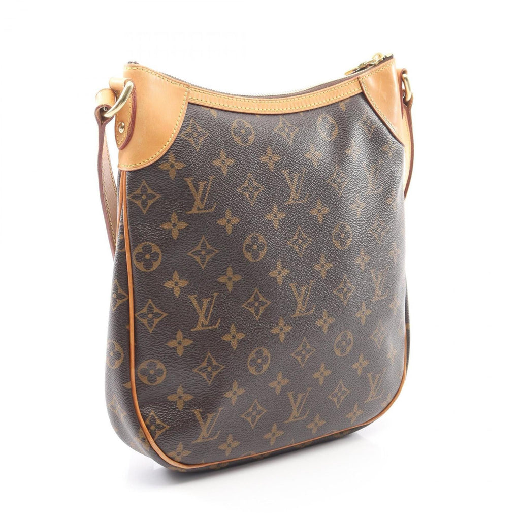 Louis Vuitton Brown Monogram Coated Canvas Leather Shoulder Bag