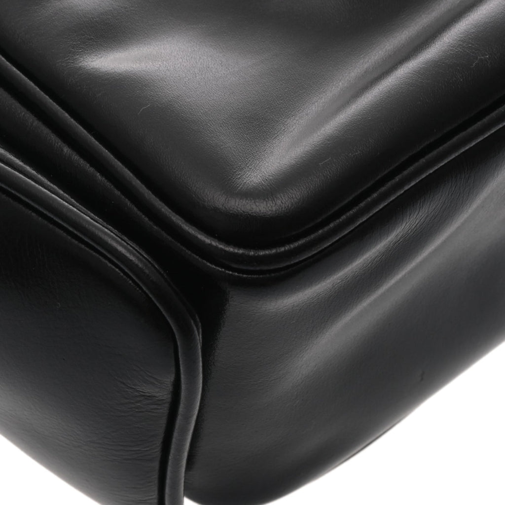 Louis Vuitton Black Leather Shoulder Bag