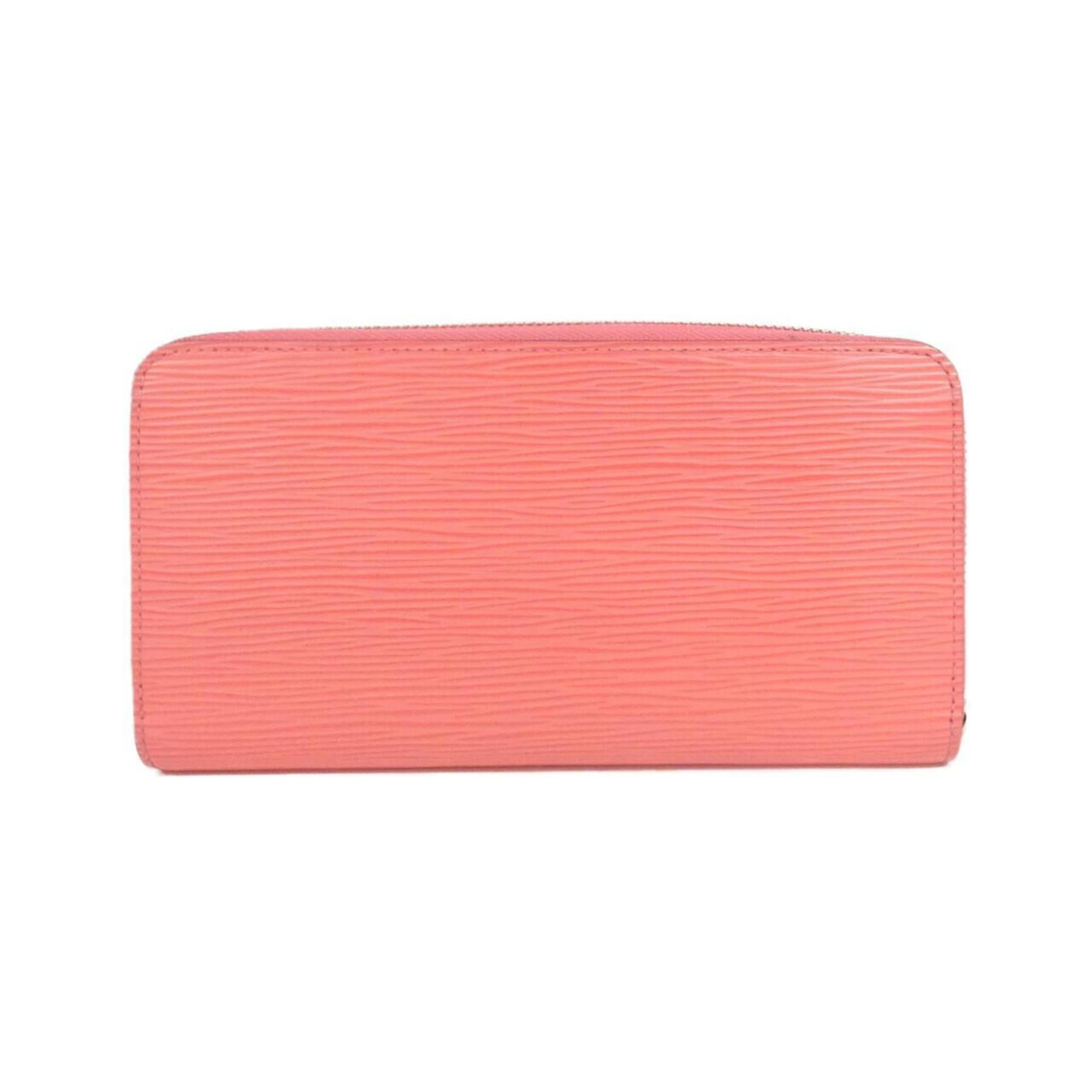 Louis Vuitton Pink Leather Long Wallet