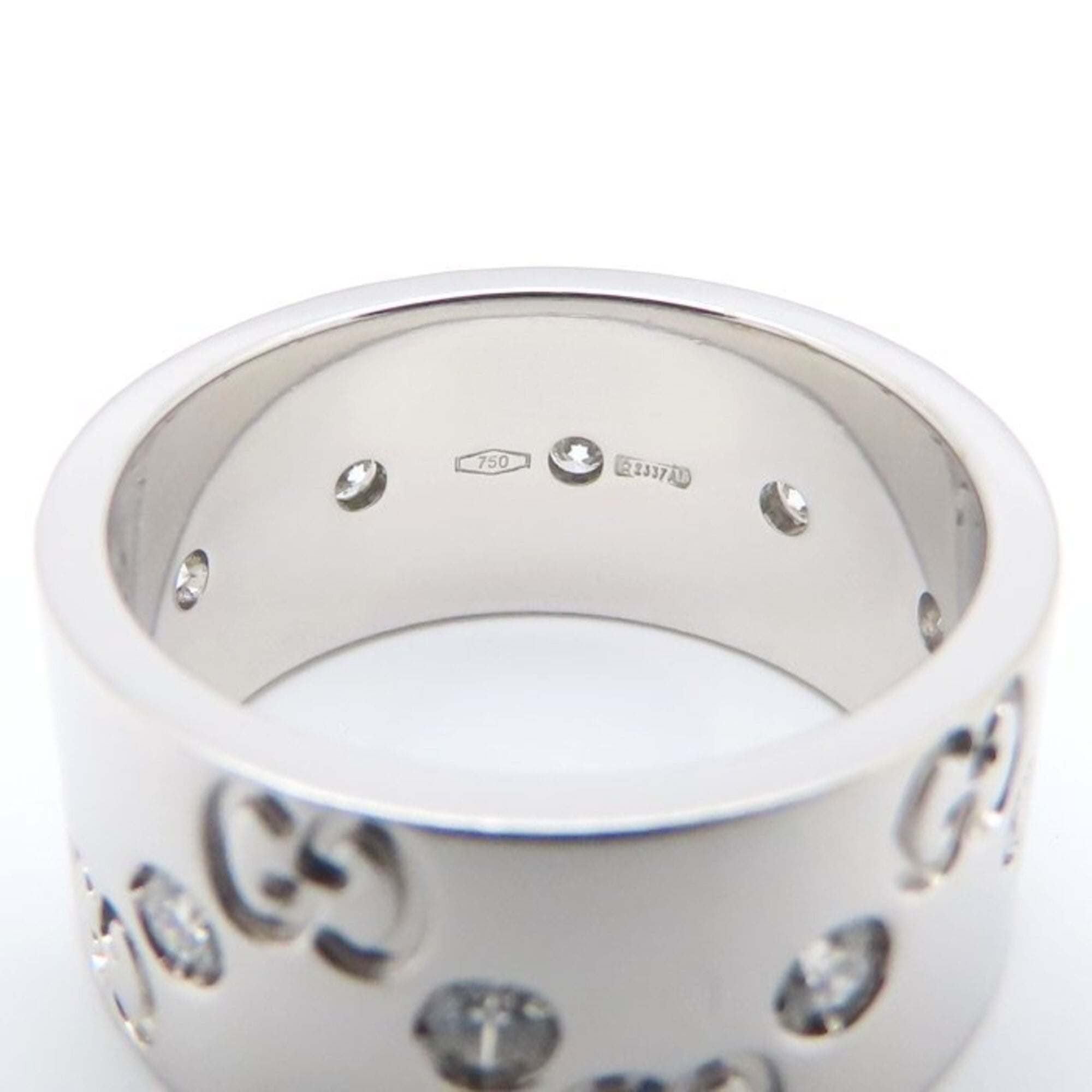 Gucci White Gold (18K) Band Ring (Pre-Owned)