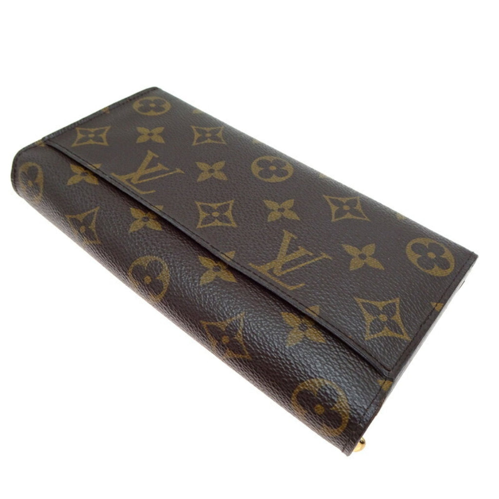 Louis Vuitton Brown Monogram Monogram Long Wallet