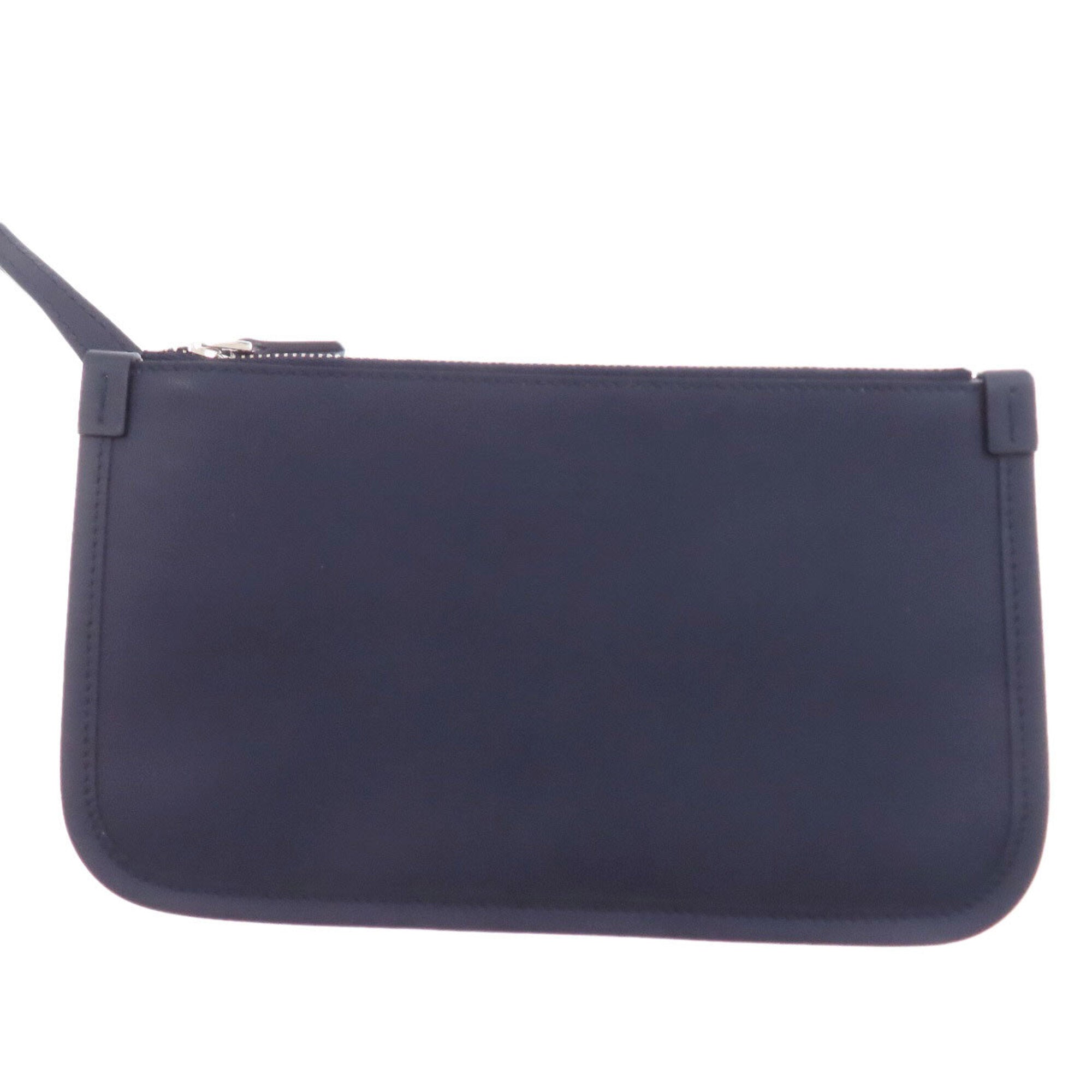 Gucci Navy White Canvas Handbag (Pre-Owned)