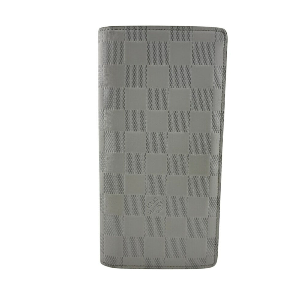 Louis Vuitton White Damier Infini Leather Long Wallet