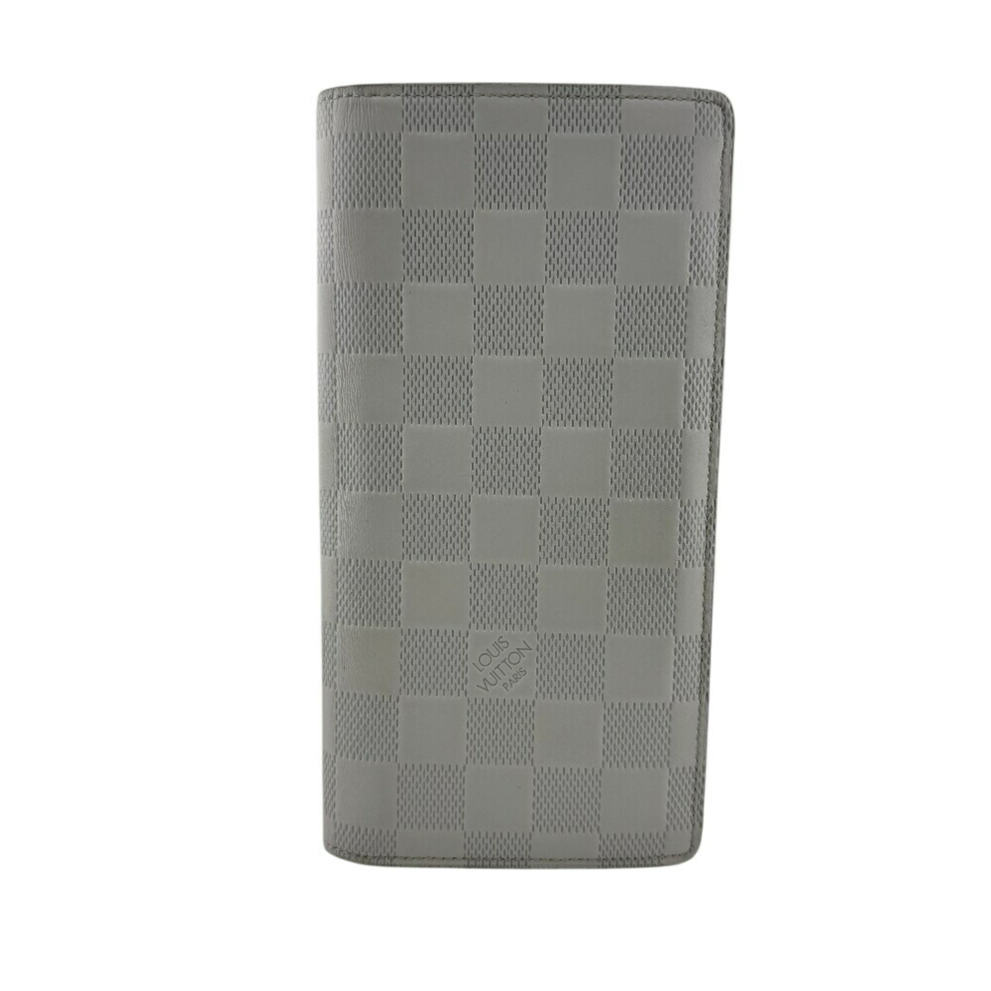 Louis Vuitton White Damier Infini Leather Long Wallet
