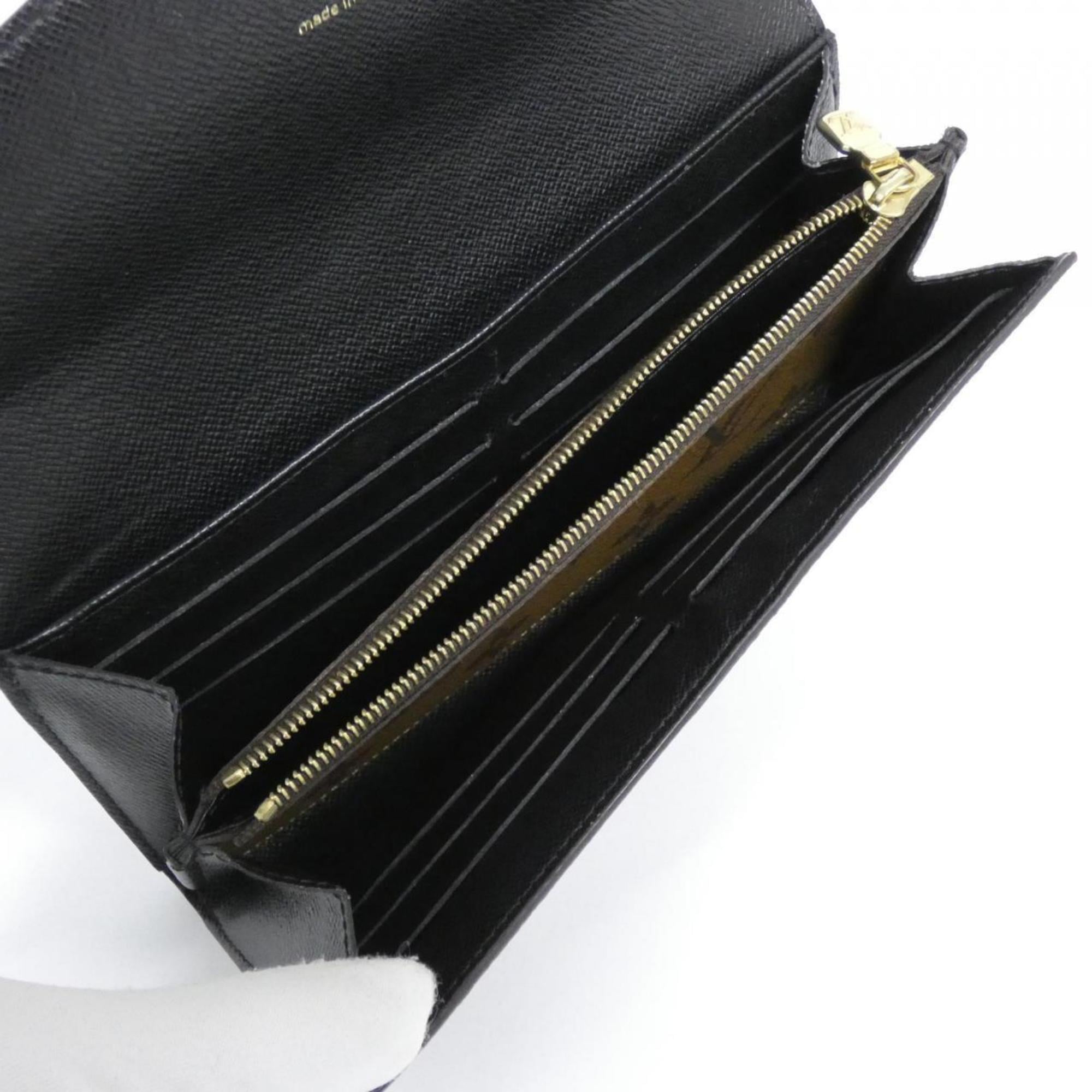 Louis Vuitton Brown Coated Canvas Long Wallet
