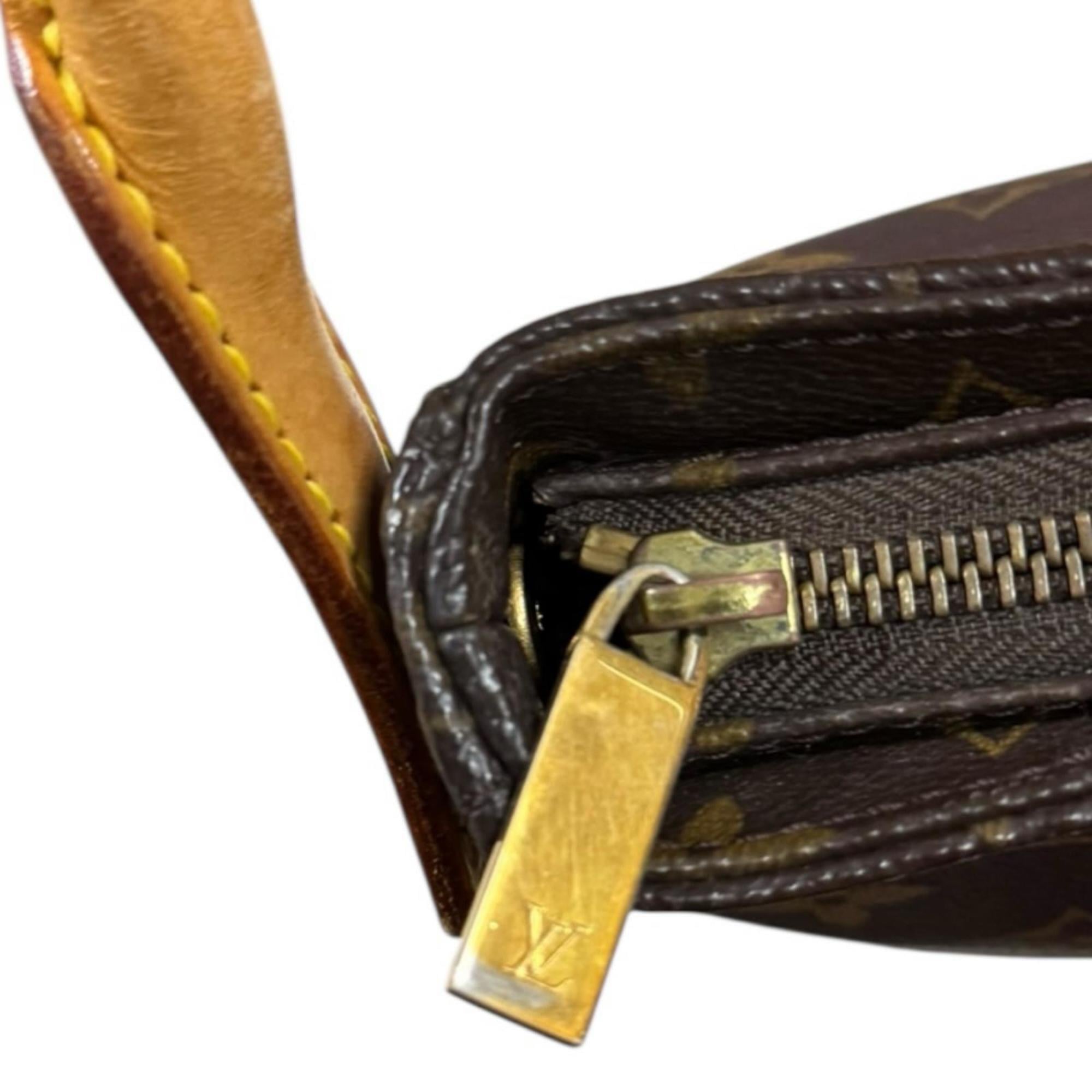 Louis Vuitton Brown Monogram Canvas Shoulder Bag
