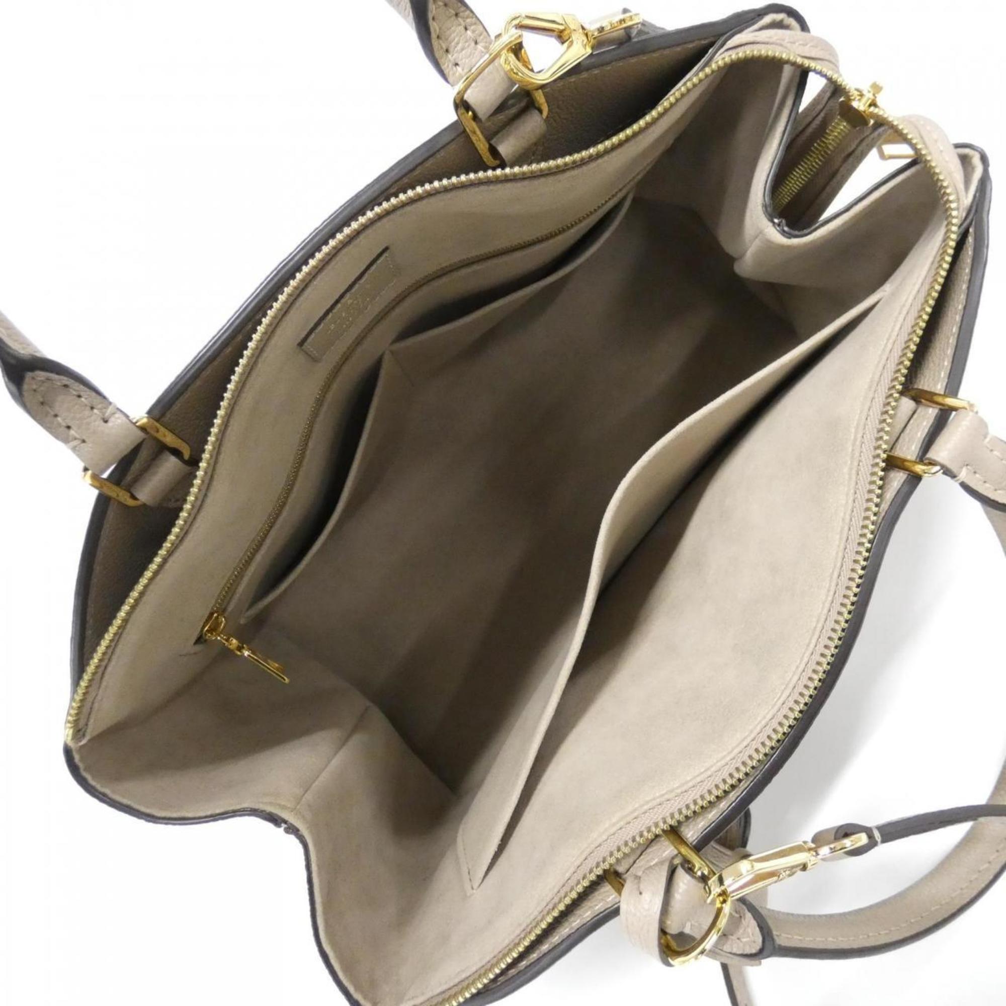 Louis Vuitton Tourterelle Leather Handbag