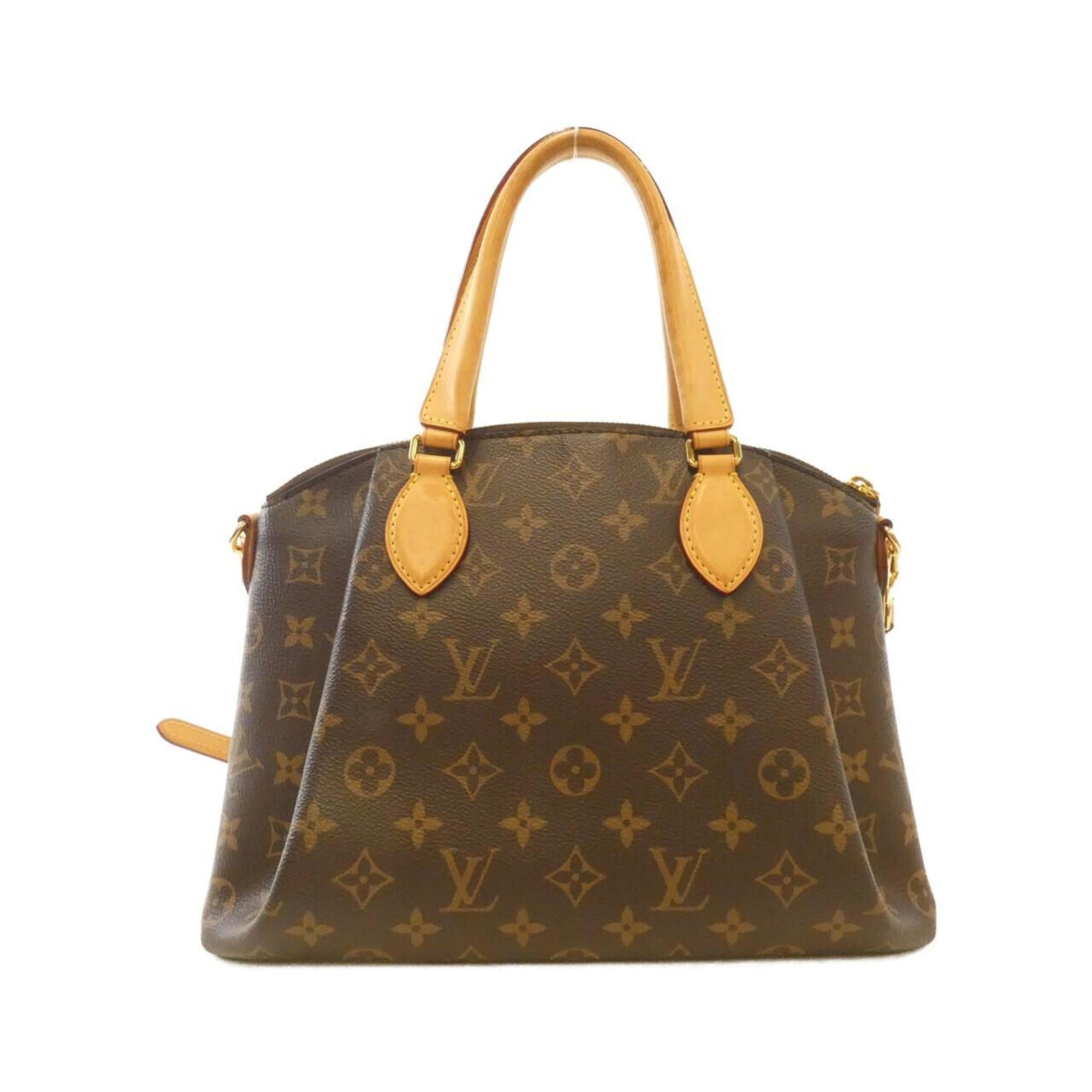 Louis Vuitton Marron Coated Canvas Handbag
