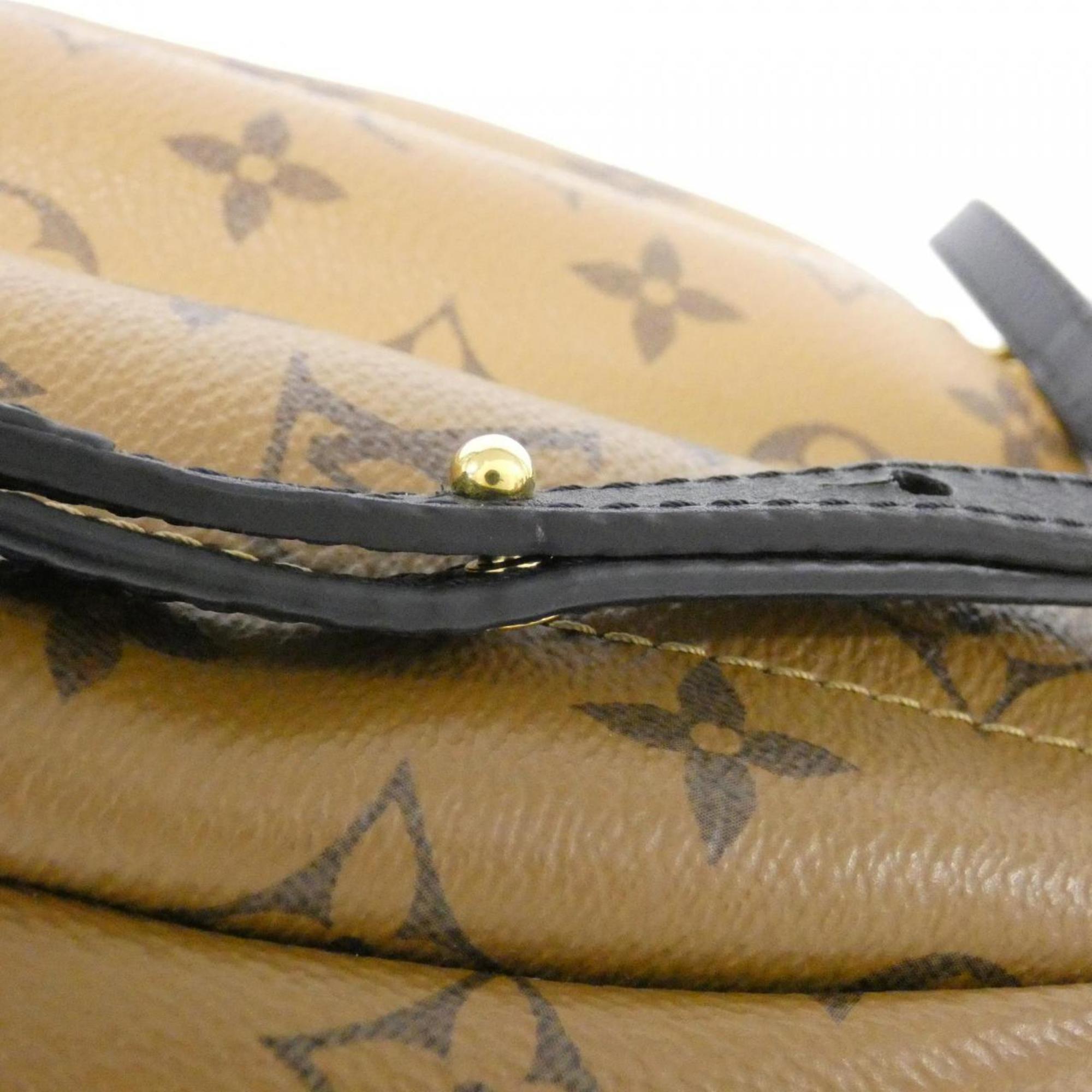Louis Vuitton Marron Coated Canvas Backpack