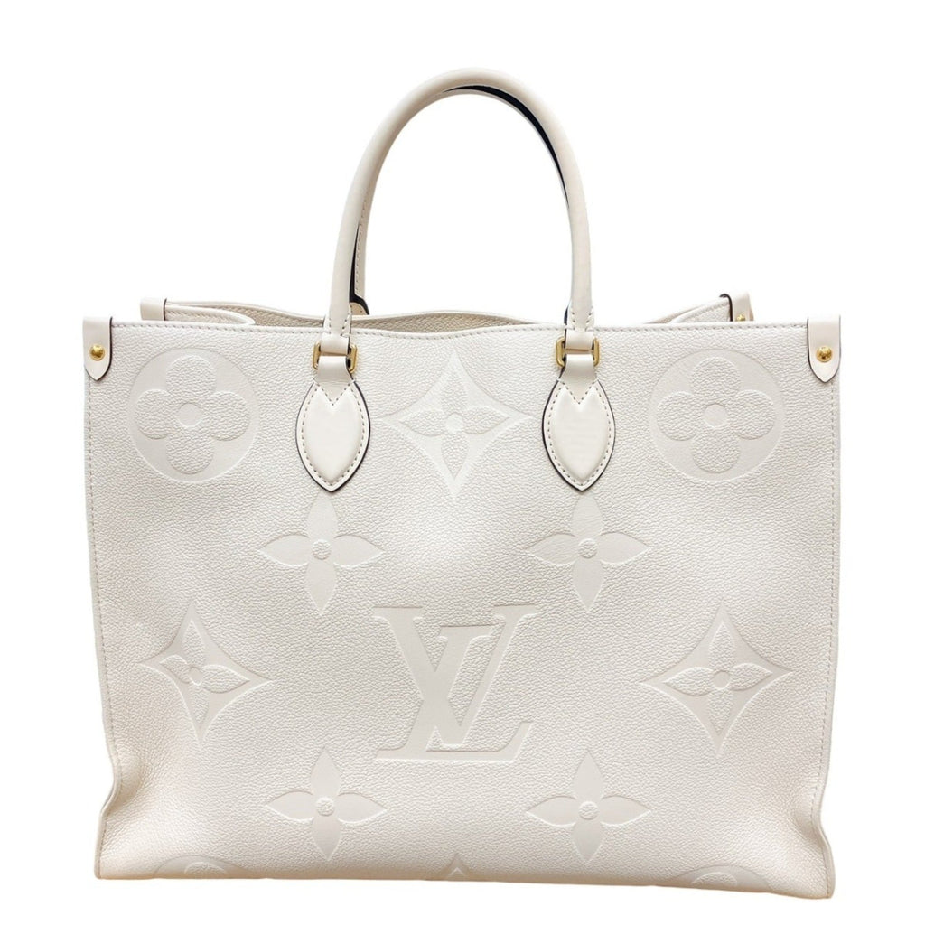 Louis Vuitton Monogram Empreinte Beige Monogram Empreinte Tote Bag
