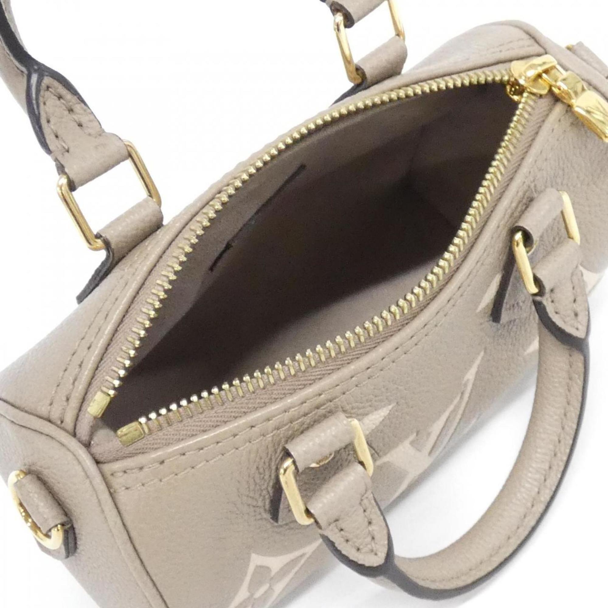 Louis Vuitton Tourterelle Leather Boston Bag