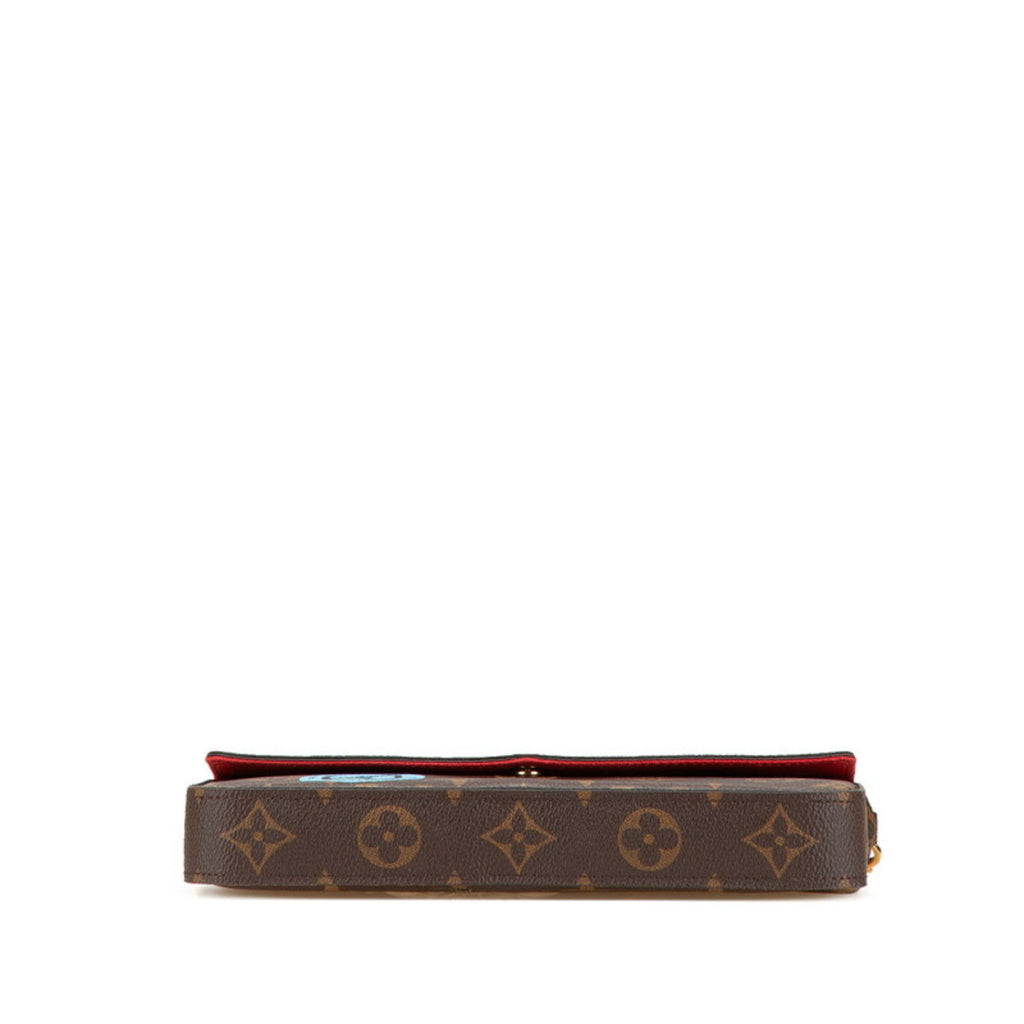 Louis Vuitton Brown Multi-Color Pvc Pochette Shoulder Bag