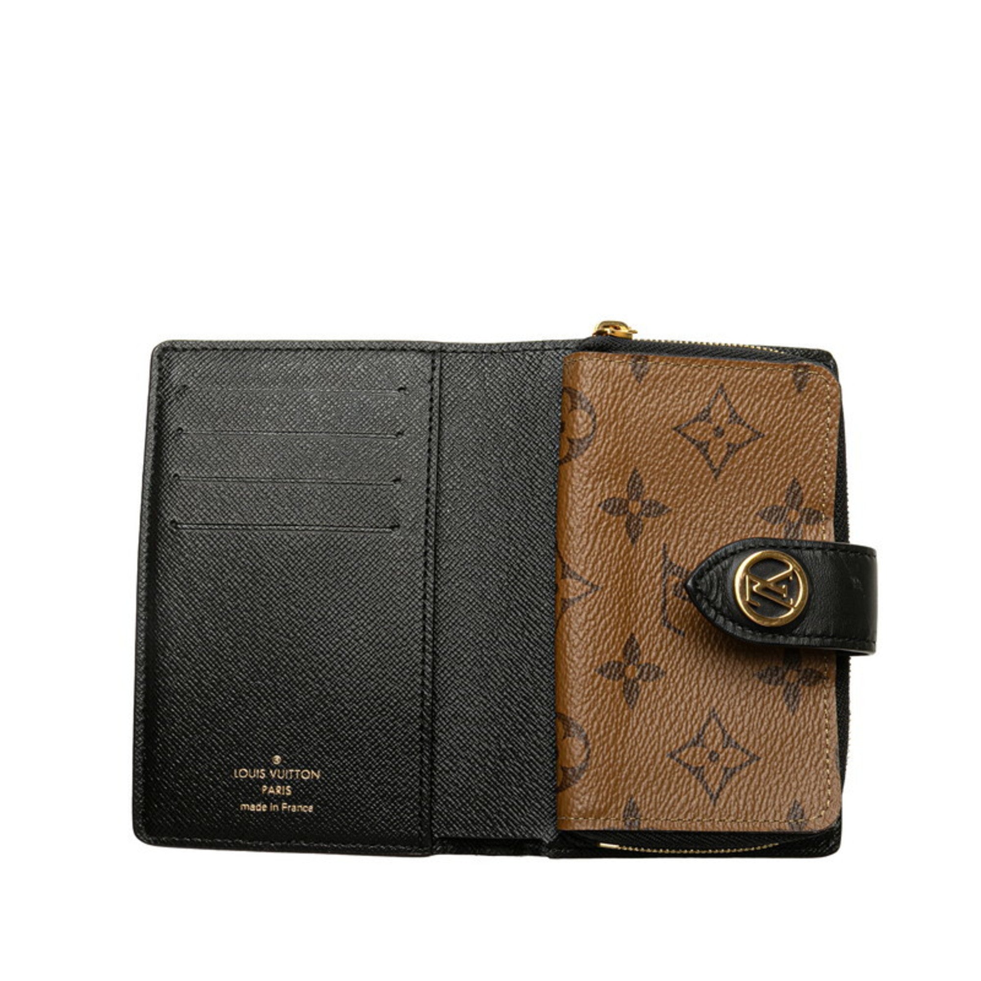 Louis Vuitton Brown Pvc Leather Wallet