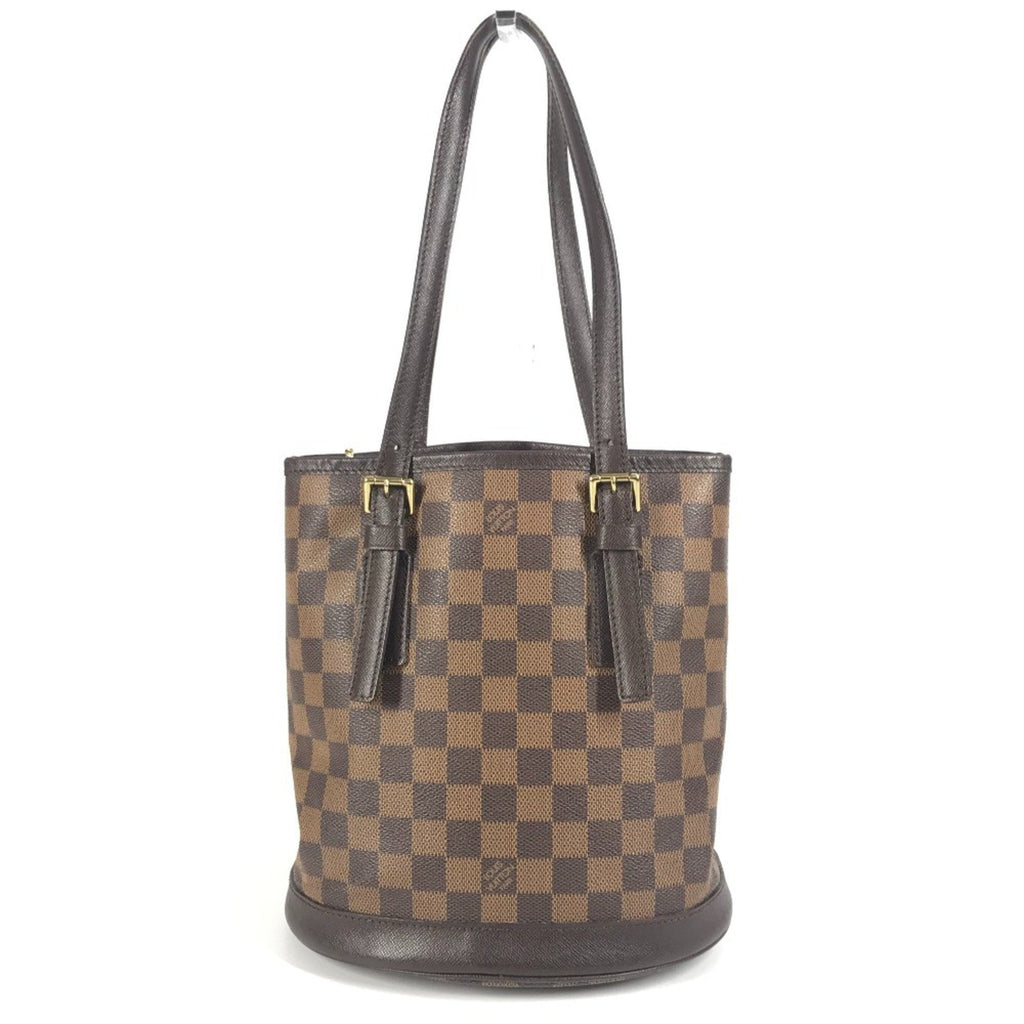Louis Vuitton Brown Damier Canvas Shoulder Bag Tote Bag