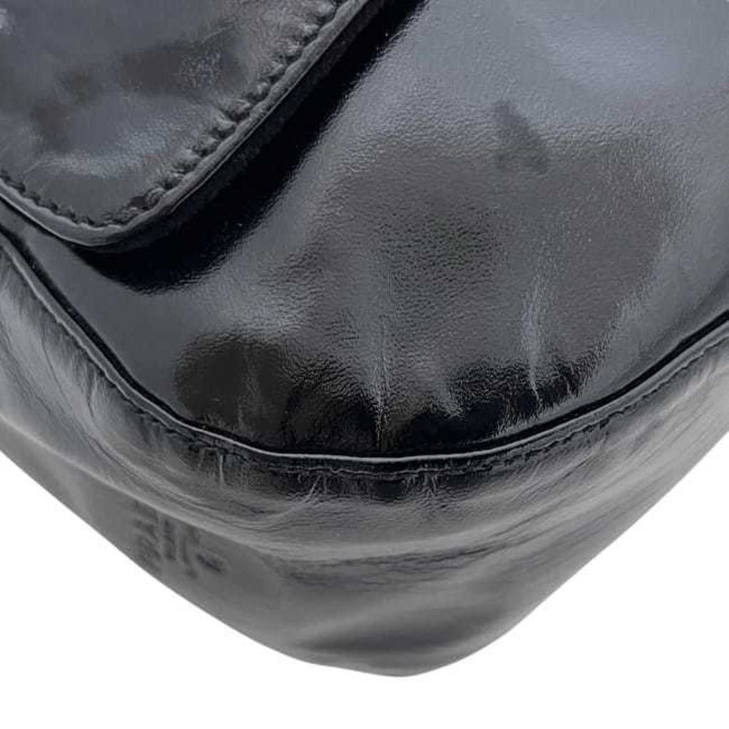 Prada Black Nero Patent Leather Handbag Tote Bag