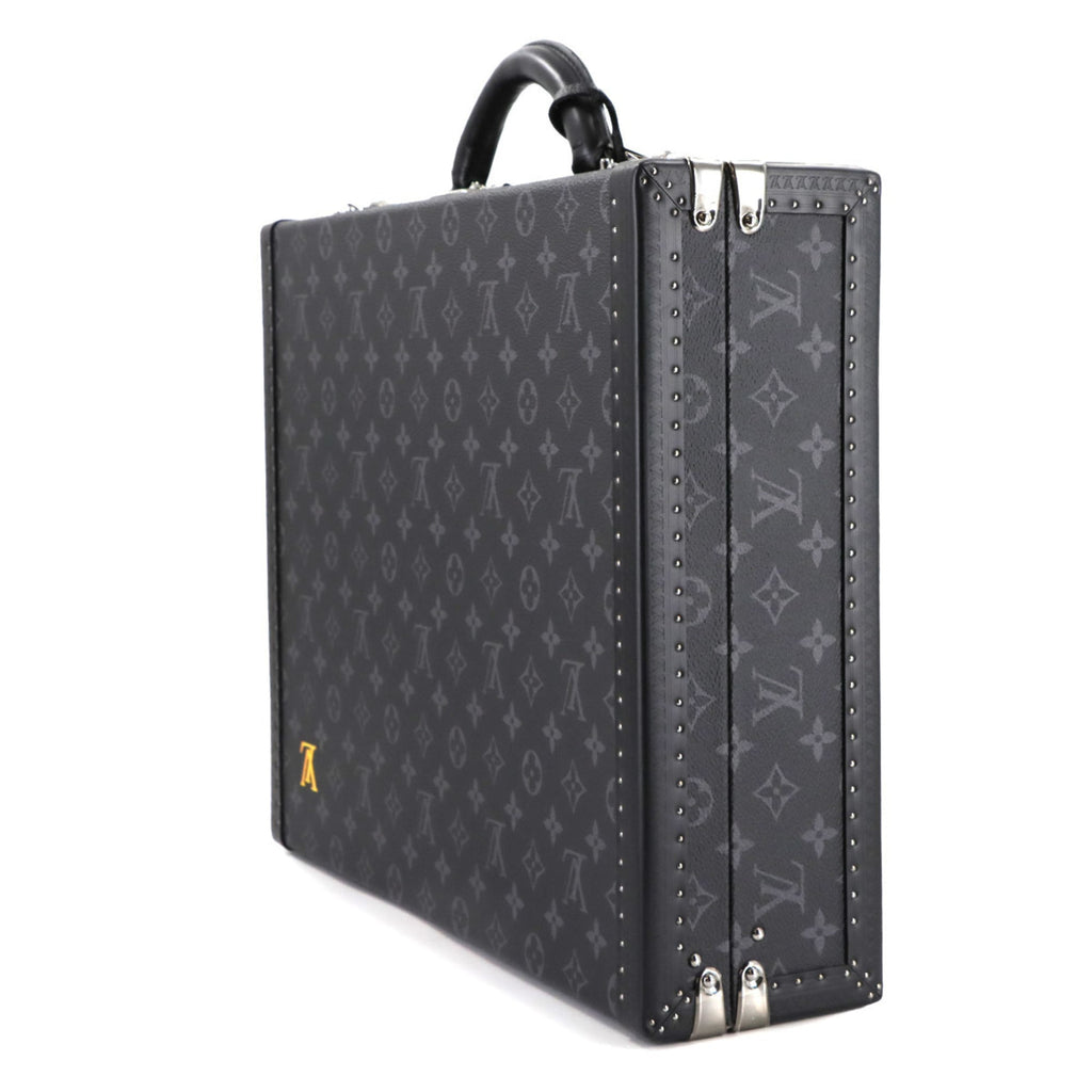 Louis Vuitton Black Monogram Eclipse Monogram Eclipse Attaché Case Briefcase Handbag