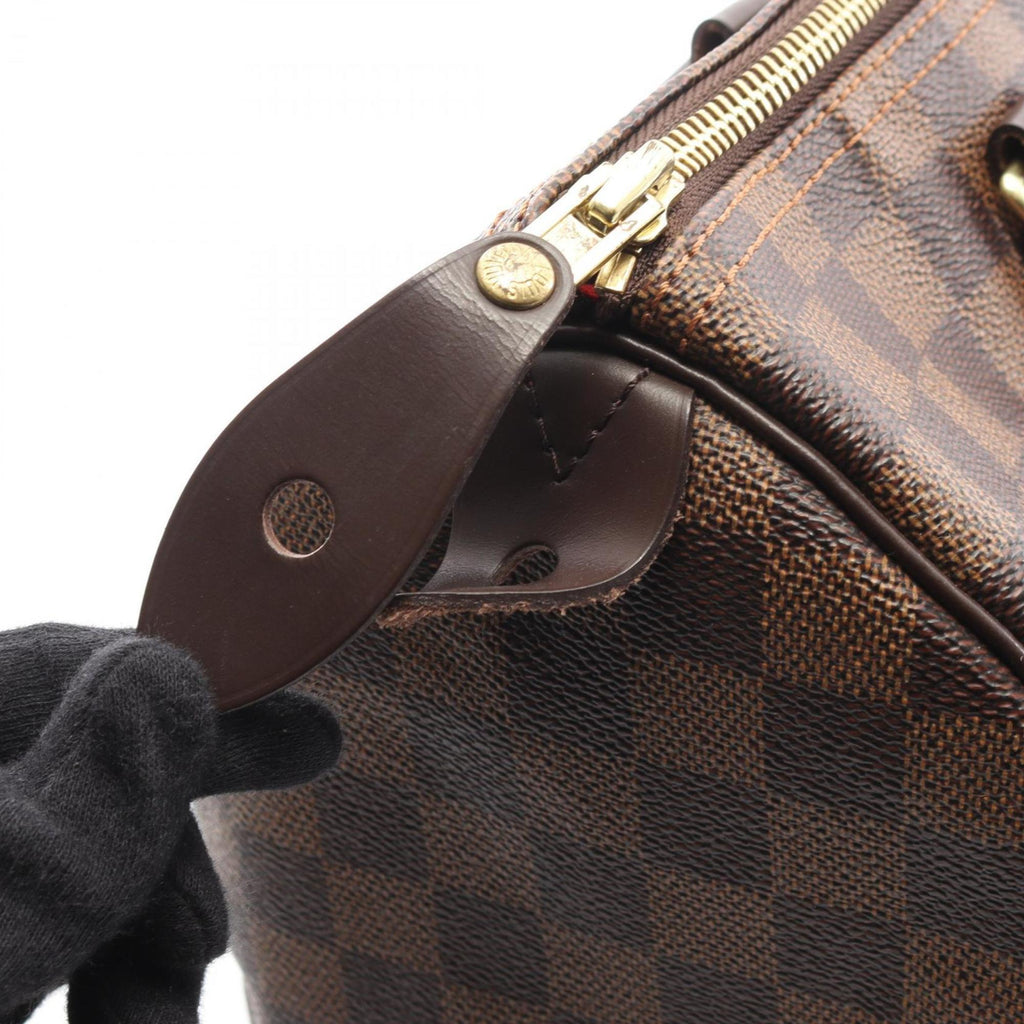 Louis Vuitton Brown Ebene Coated Canvas Leather Handbag