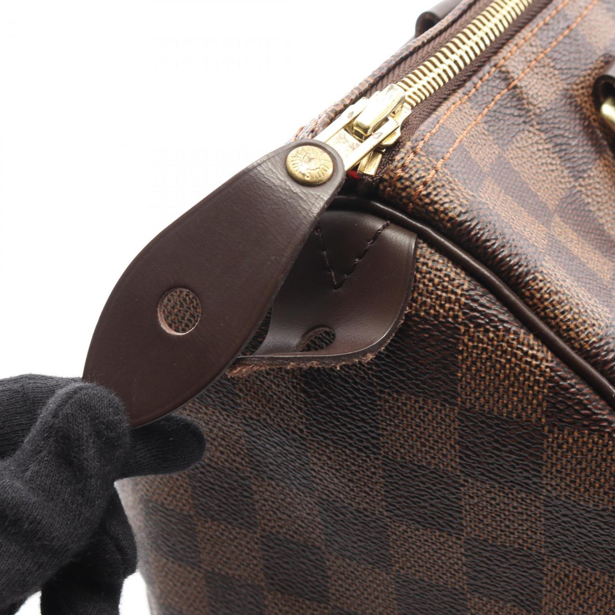 Louis Vuitton Brown Ebene Coated Canvas Leather Handbag