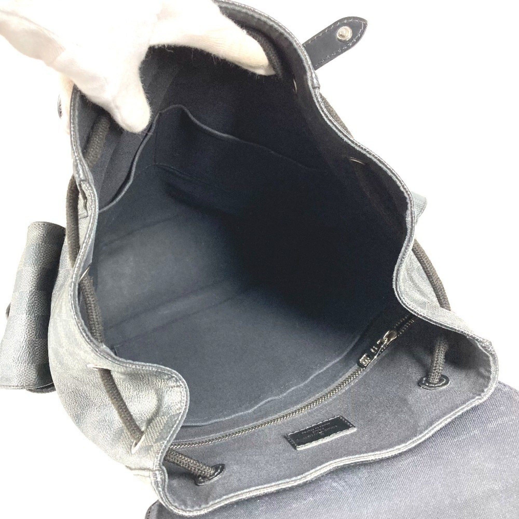 Louis Vuitton Black Damier Graphite Backpack