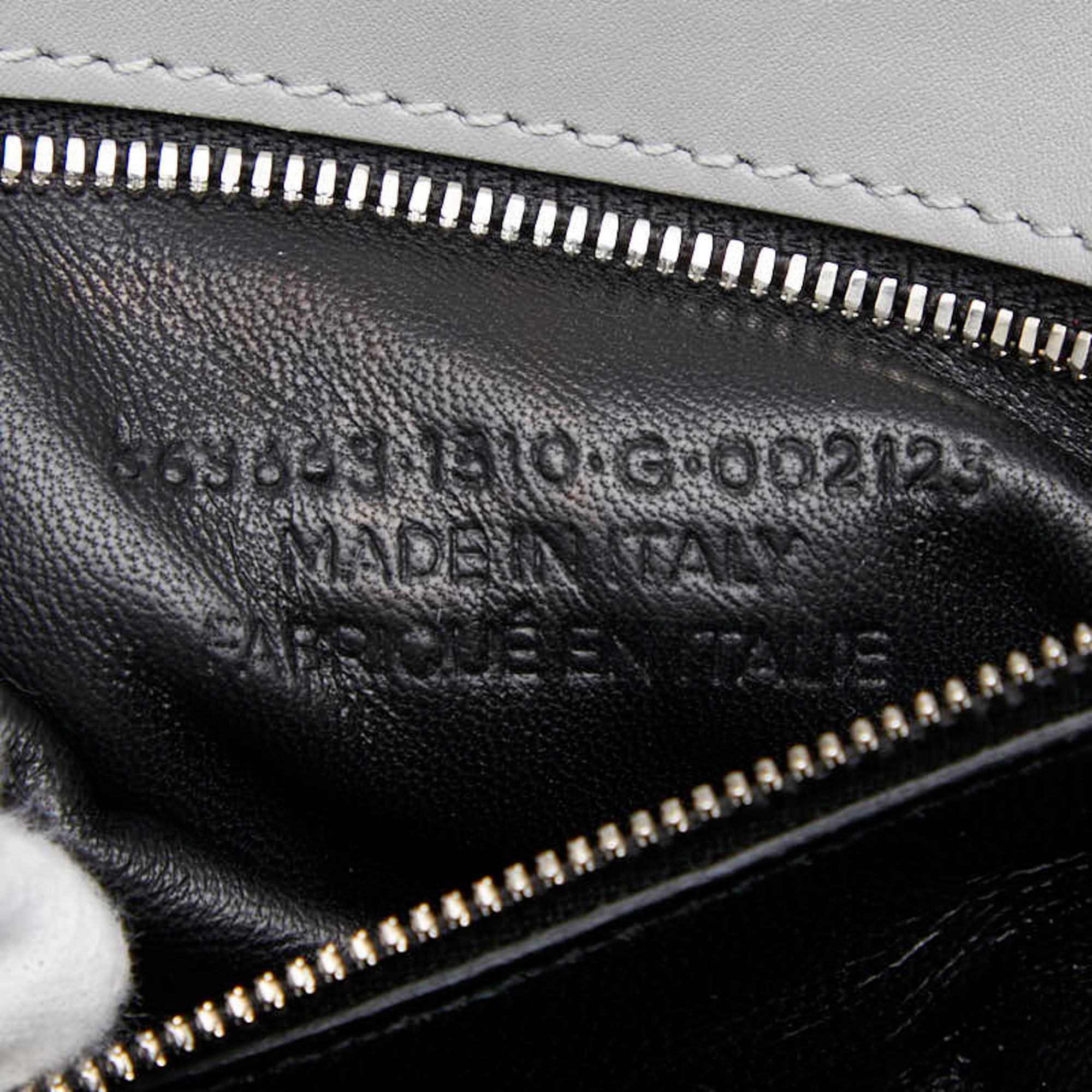 Balenciaga Gray Metal Leather Handbag Tote