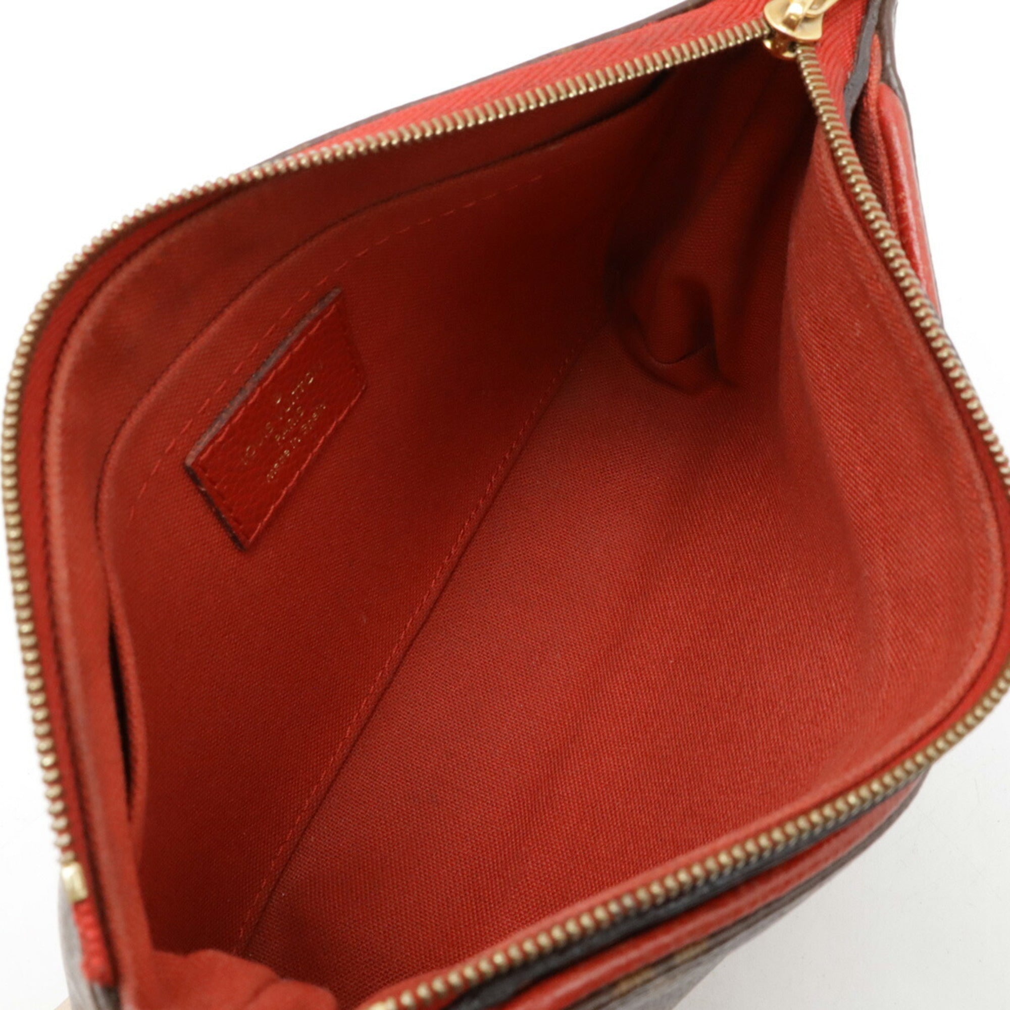 Louis Vuitton Cerise Monogram Red Color Monogram Leather Clutch Bag Shoulder Bag