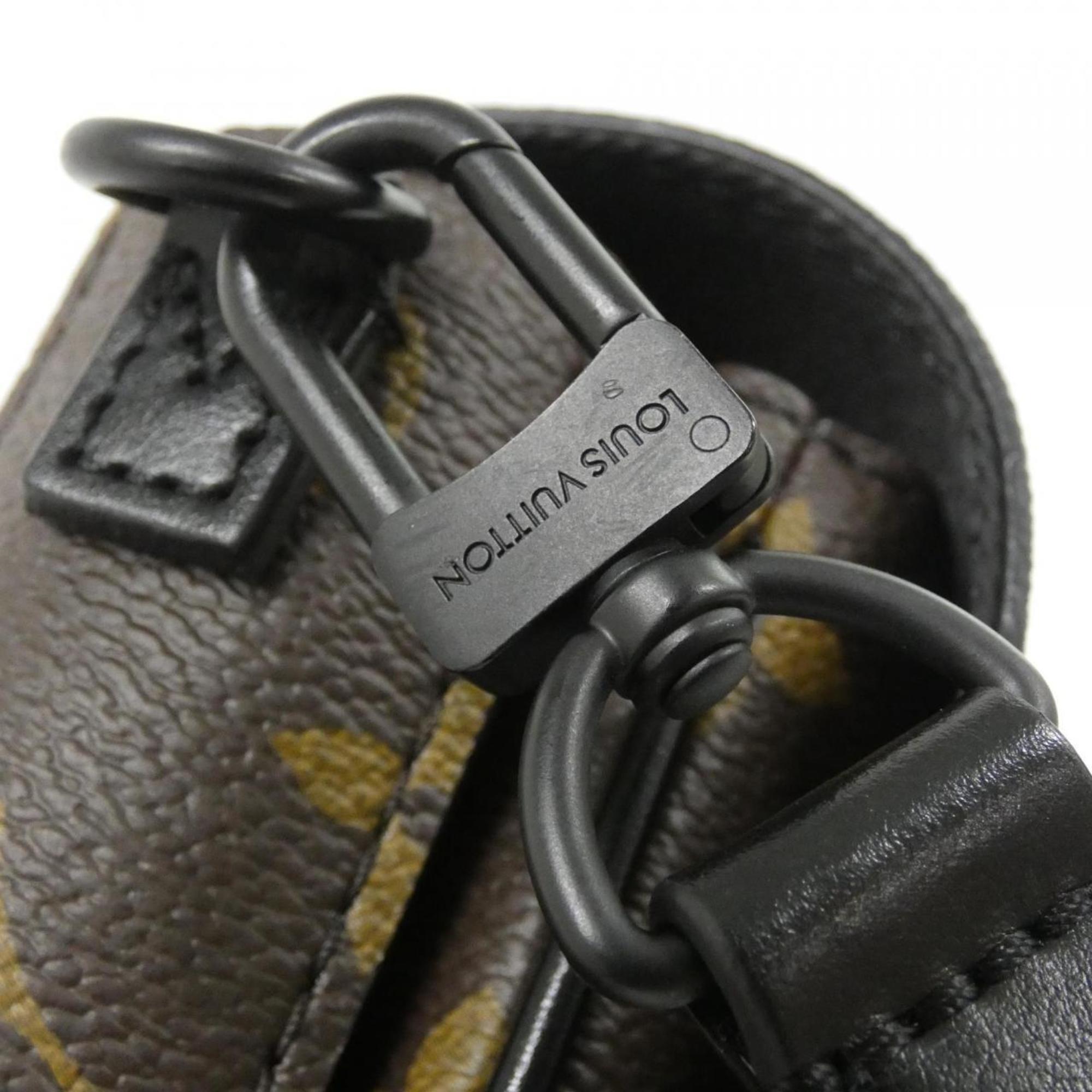 Louis Vuitton Black Marron Monogram Macassar Coated Canvas Shoulder Bag