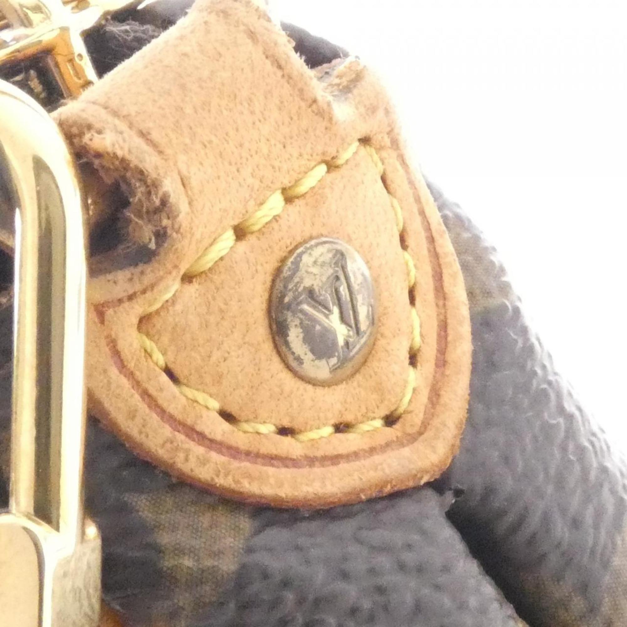Louis Vuitton Brown Coated Canvas Shoulder Bag