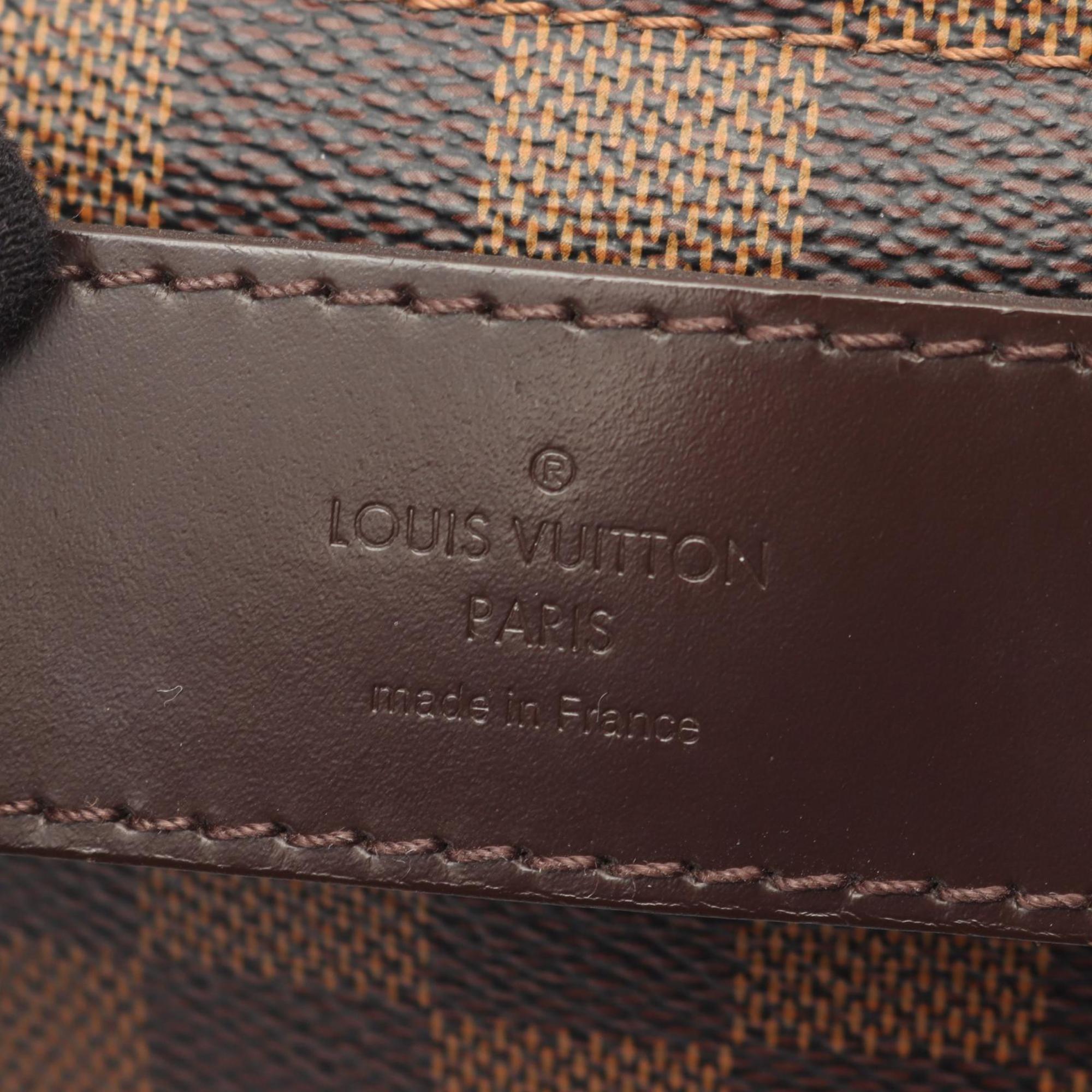 Louis Vuitton Brown Damier Canvas Coated Canvas Leather Damier Canvas Handbag Shoulder Bag