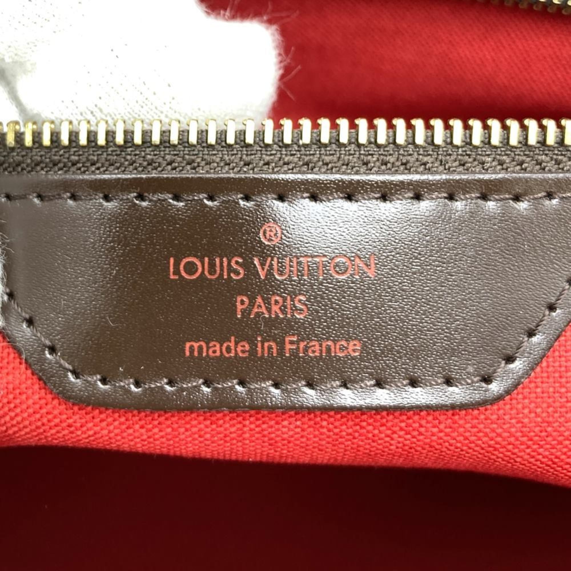 Louis Vuitton Brown Damier Canvas Shoulder Bag Tote Bag