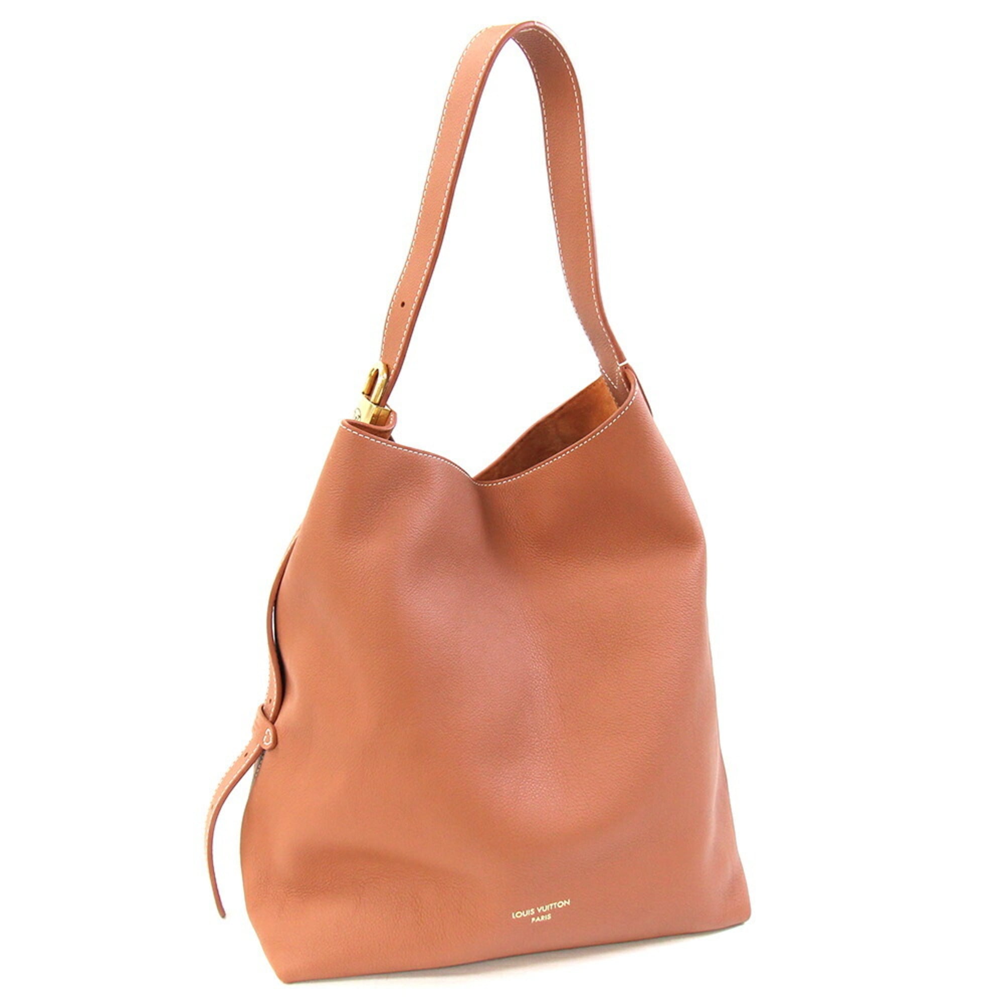 Louis Vuitton Cognac Leather Shoulder Bag